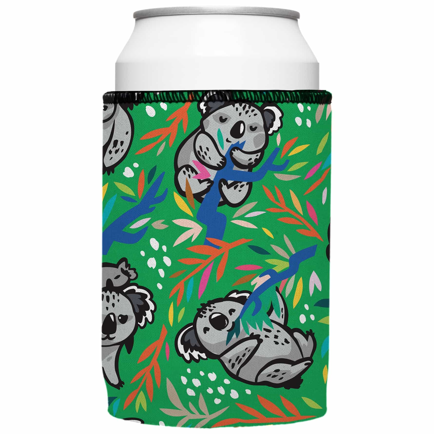 Blue Panda 12 oz Cactus Neoprene Can Cooler Sleeves for Soda, Beer, Beverages (12 Pack)