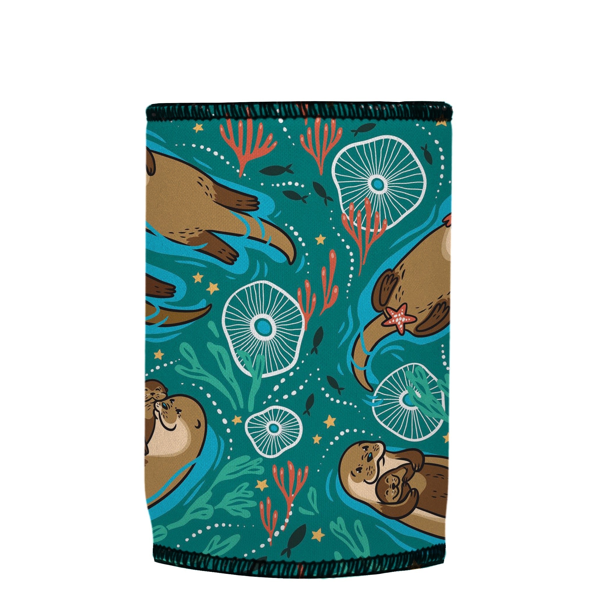 Stubbyz Sea Otters Chillin Stubby Cooler 2-Pack