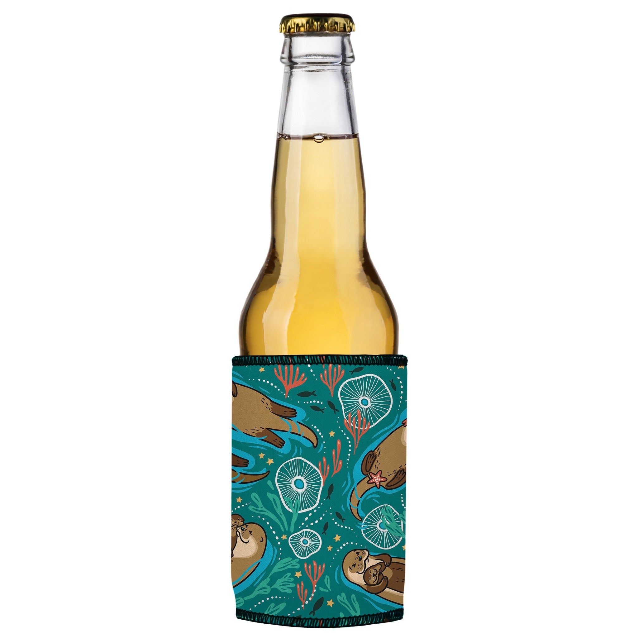 Stubbyz Sea Otters Chillin Stubby Cooler 2-Pack
