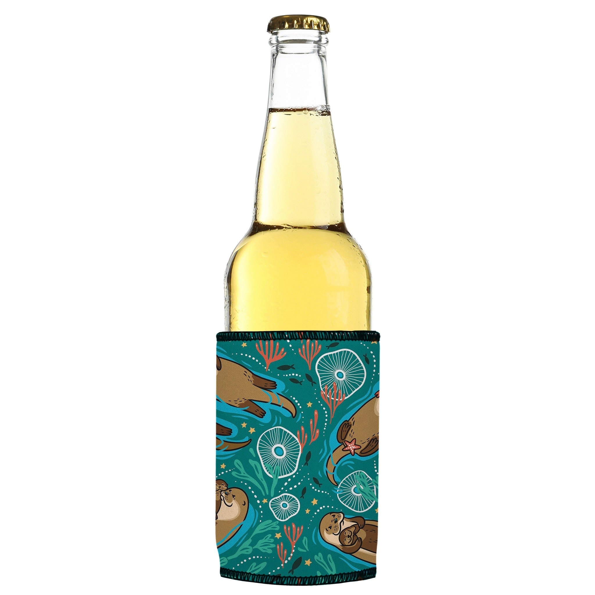 Stubbyz Sea Otters Chillin Stubby Cooler 2-Pack