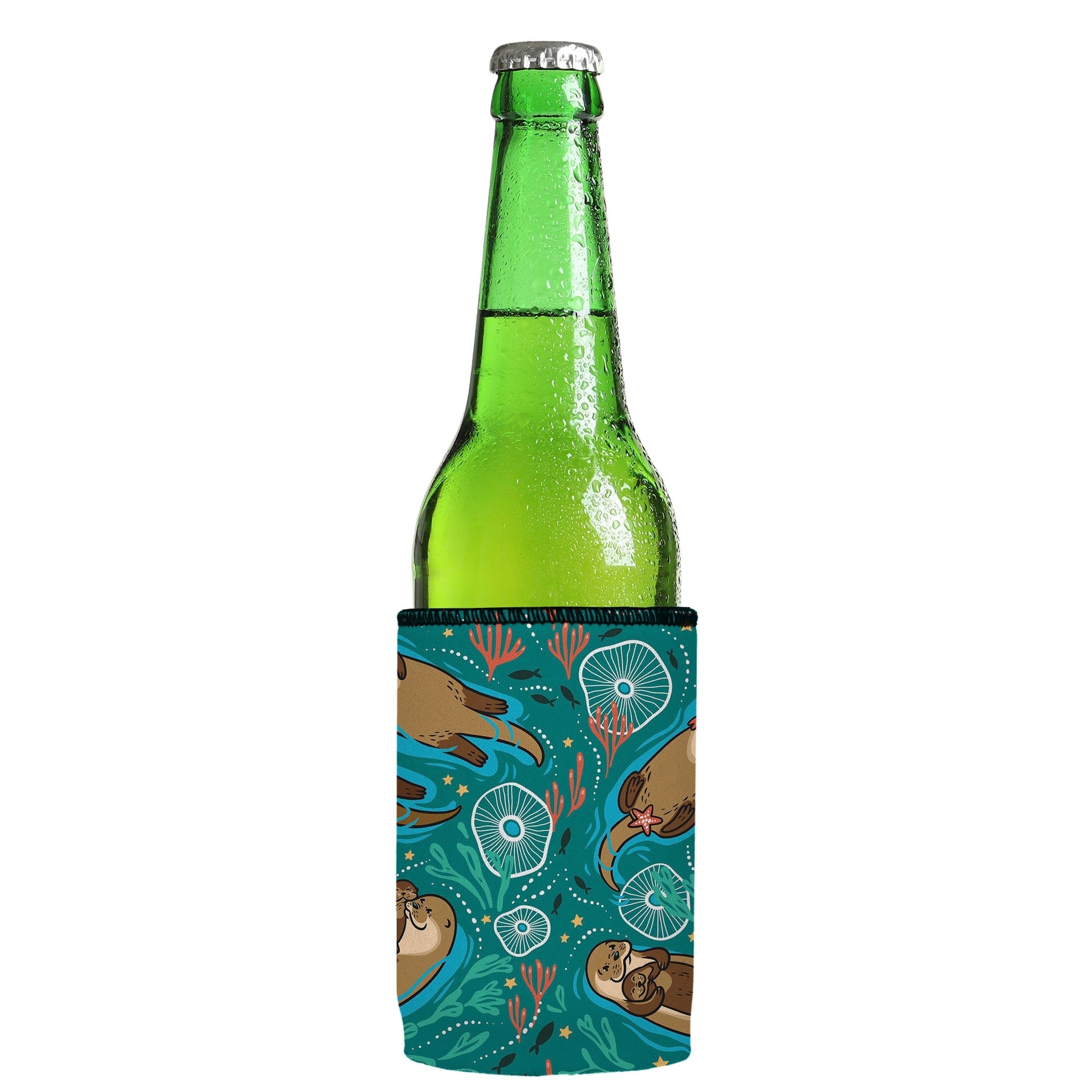 Stubbyz Sea Otters Chillin Stubby Cooler 2-Pack