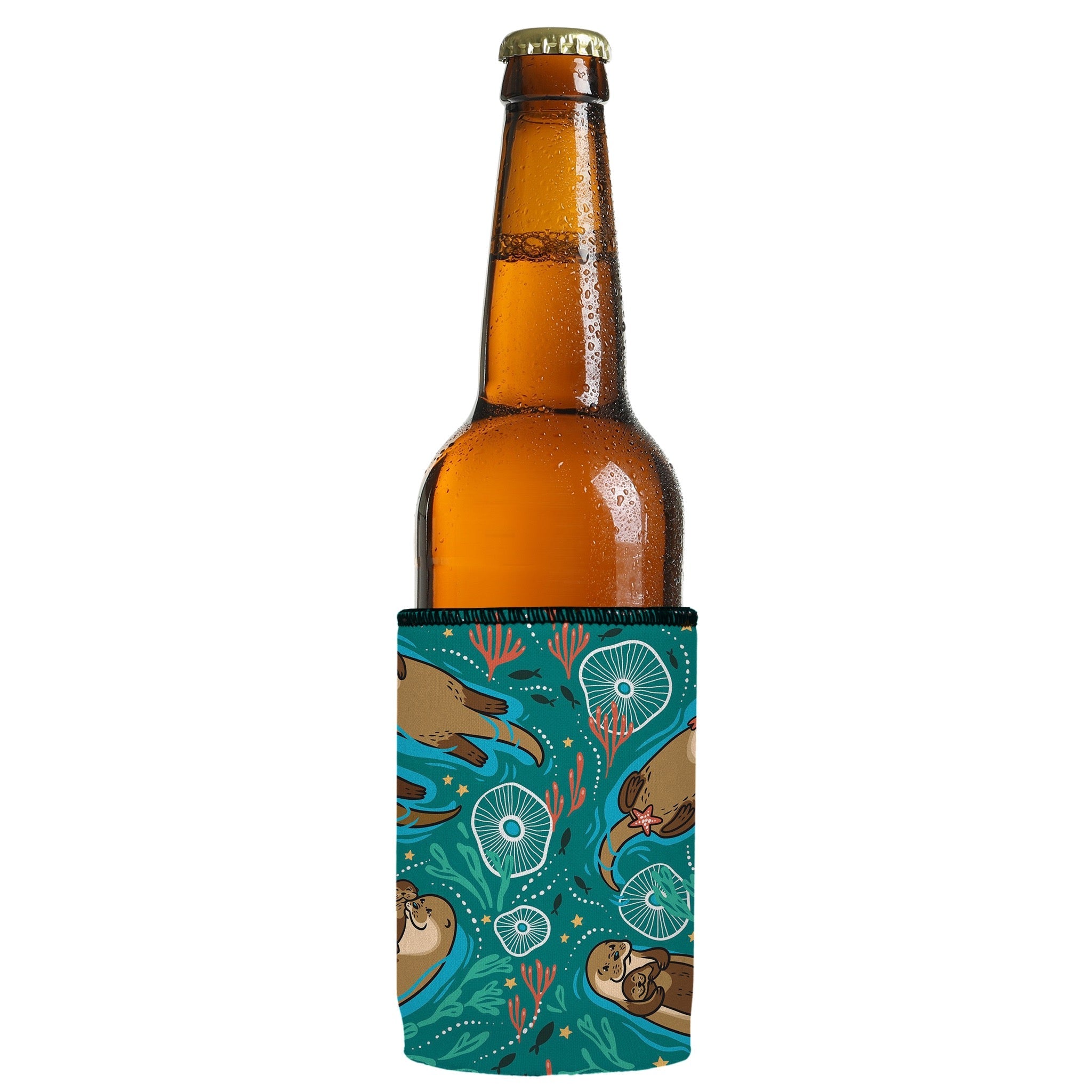 Stubbyz Sea Otters Chillin Stubby Cooler 2-Pack