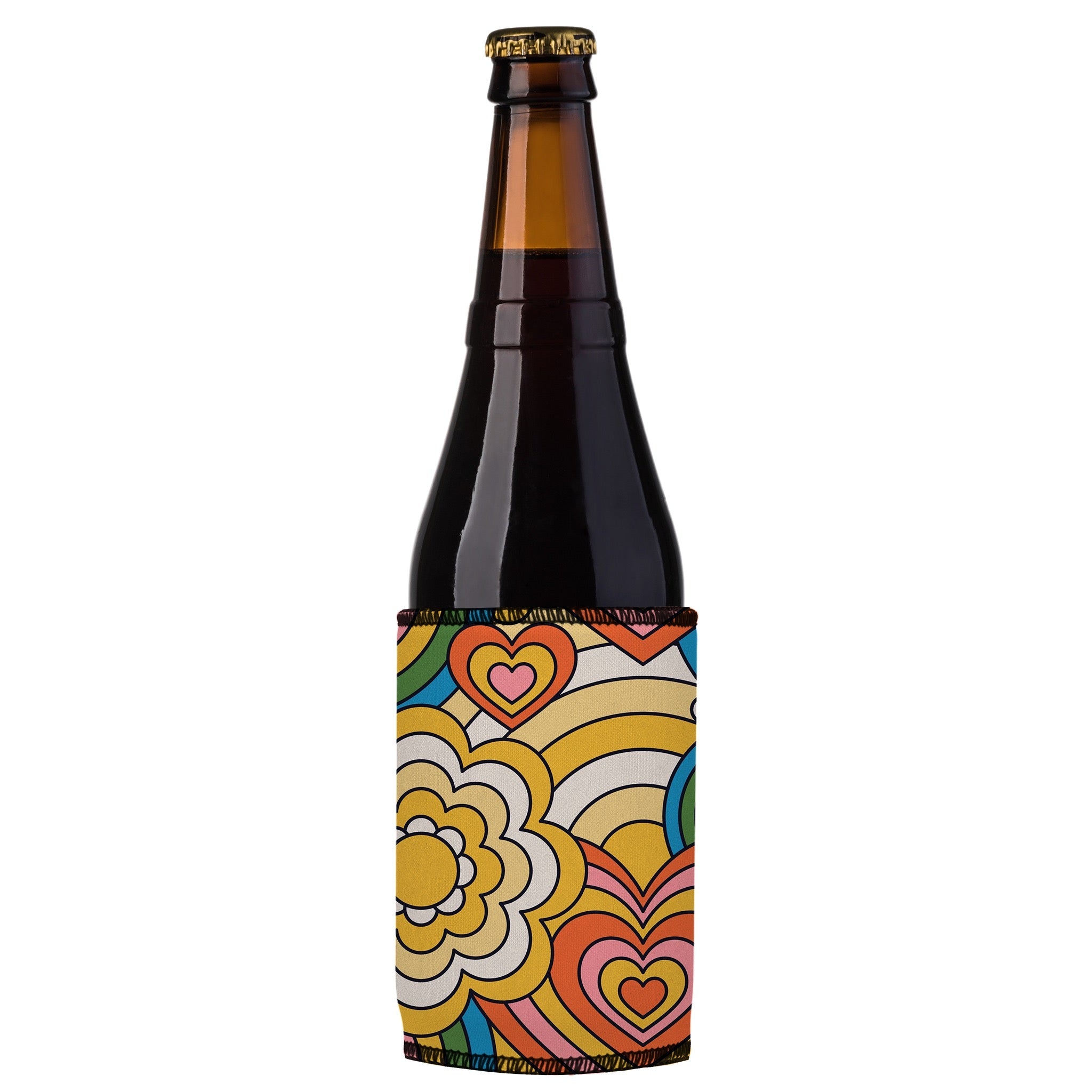 Stubbyz 60s Hearts Stubby Cooler 2-Pack