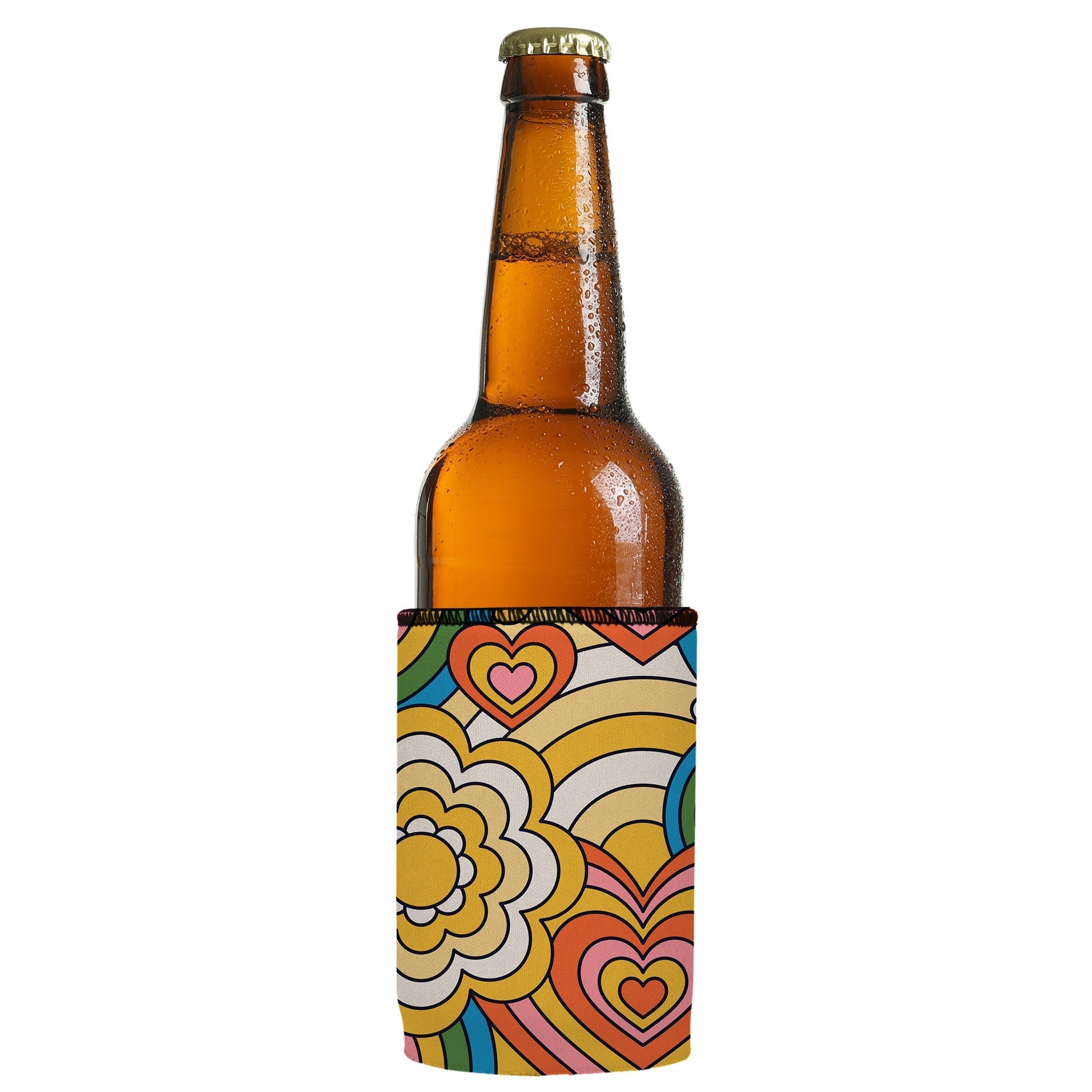 Stubbyz 60s Hearts Stubby Cooler 2-Pack