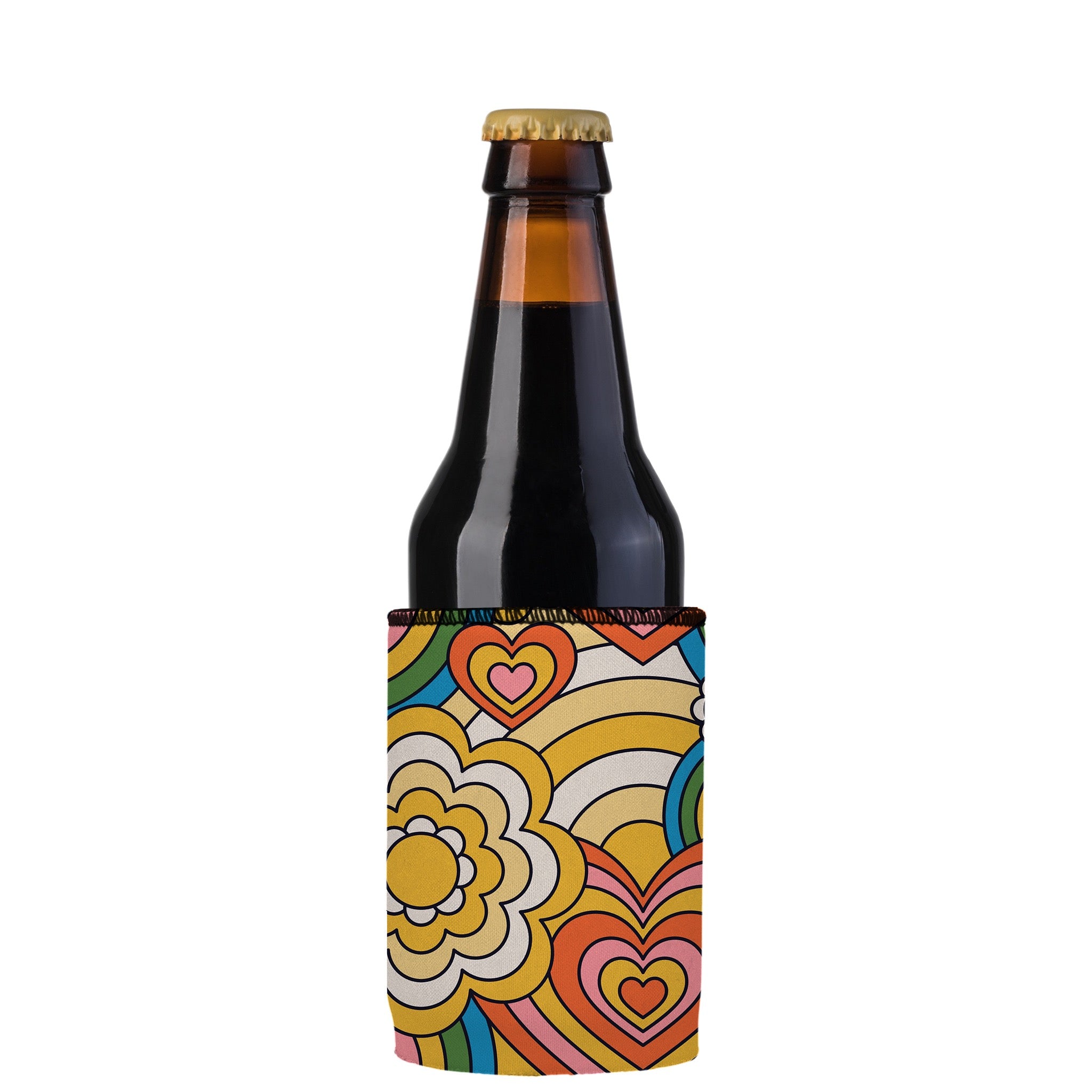 Stubbyz 60s Hearts Stubby Cooler