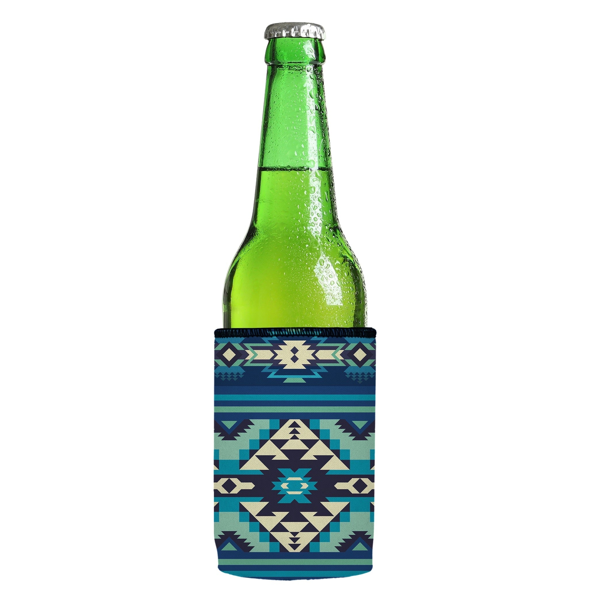 Stubbyz Blue Navajo Rug Stubby Cooler 2-Pack