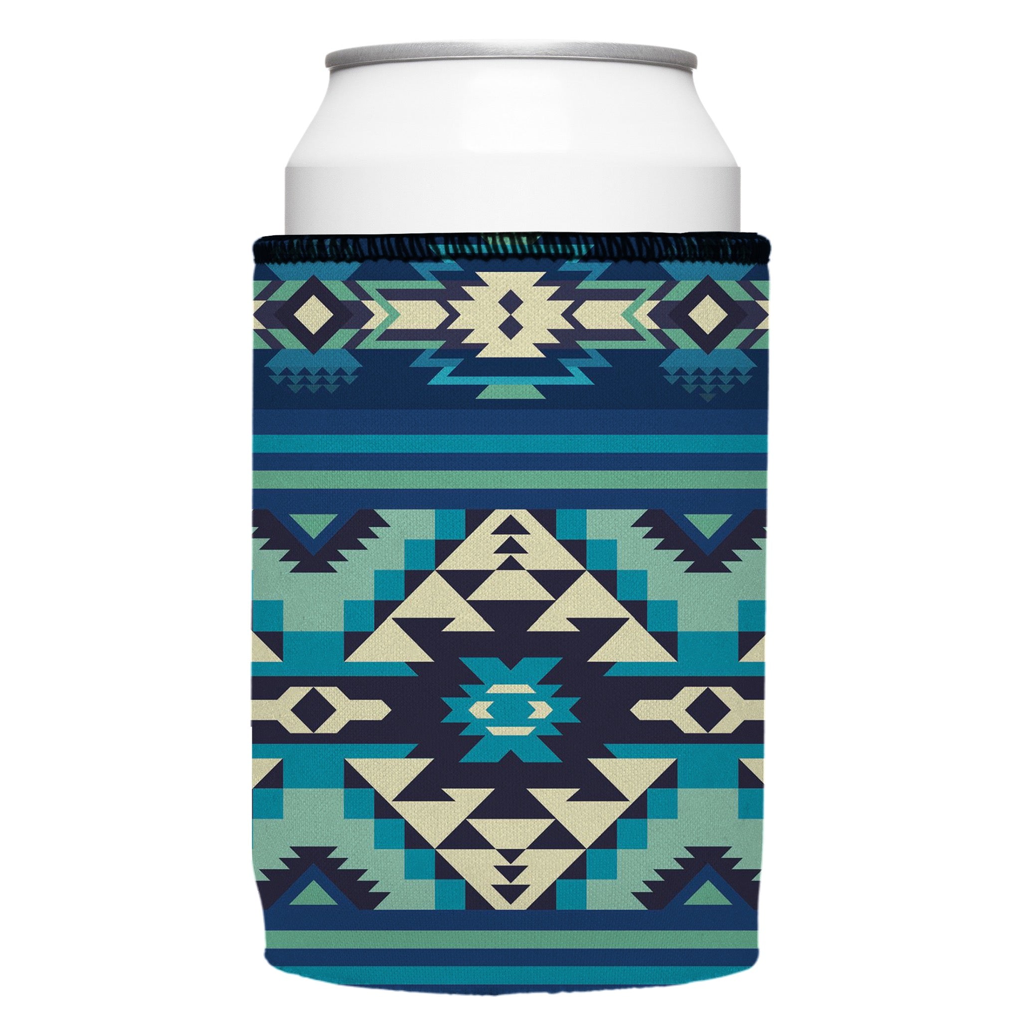 Stubbyz Blue Navajo Rug Stubby Cooler