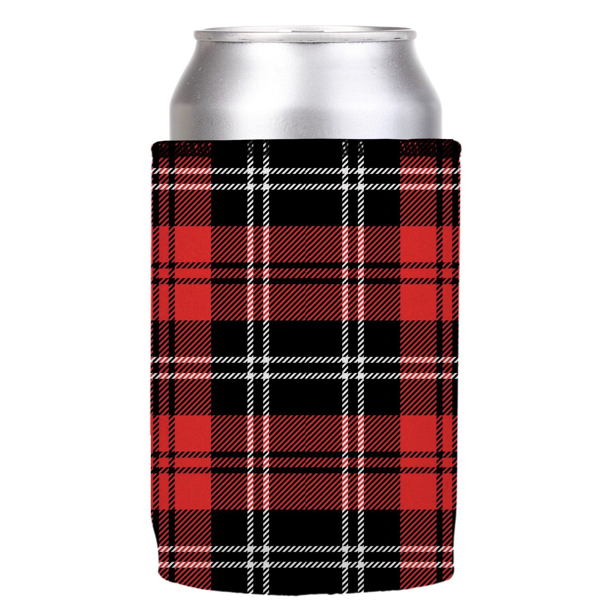 Stubbyz Scottish Tartan Plaid Stubby Cooler 2-Pack