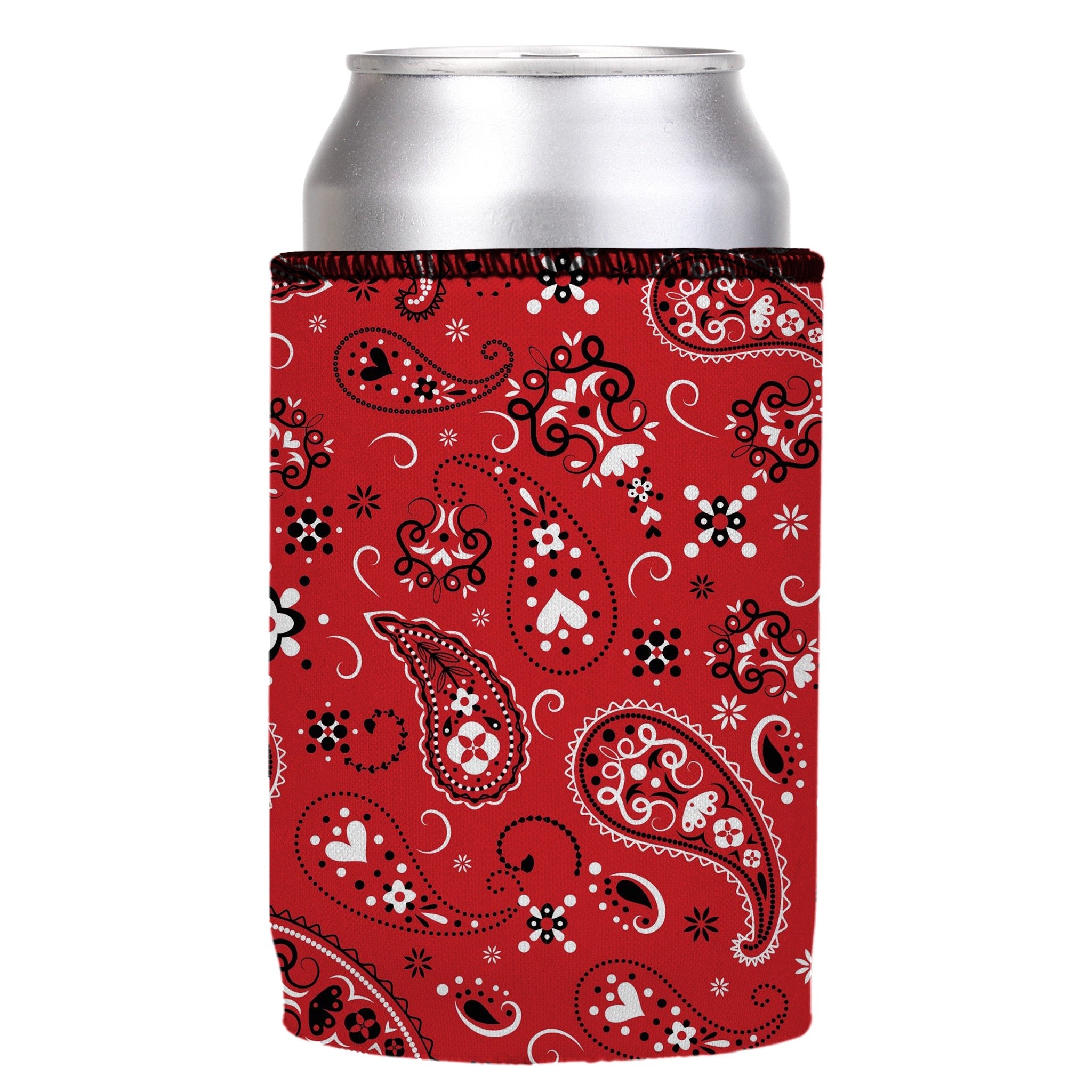Stubbyz Red Bandana Stubby Cooler 3-Pack