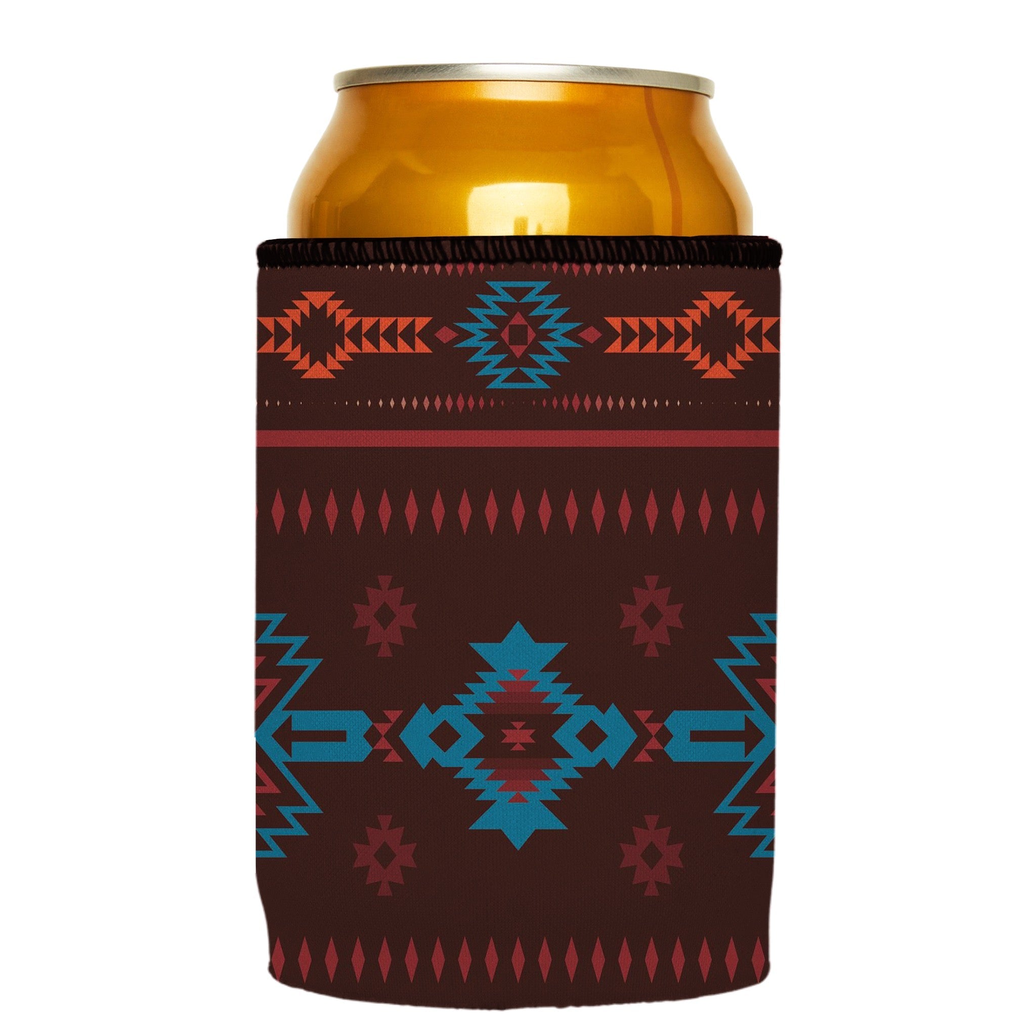 Stubbyz Brown Navajo Rug Stubby Cooler 2-Pack