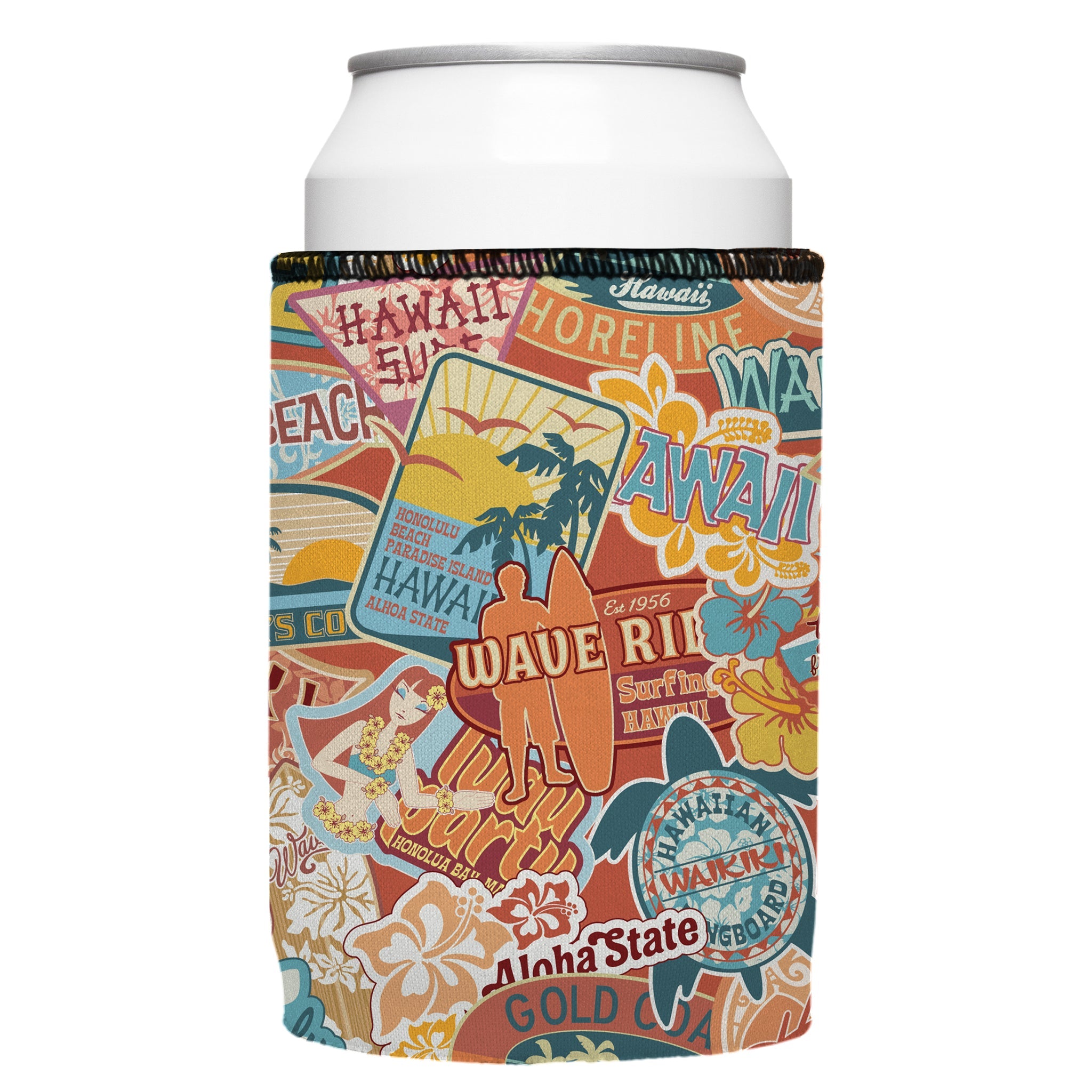 Stubbyz Hawaiian Vibes Stubby Cooler 2-Pack