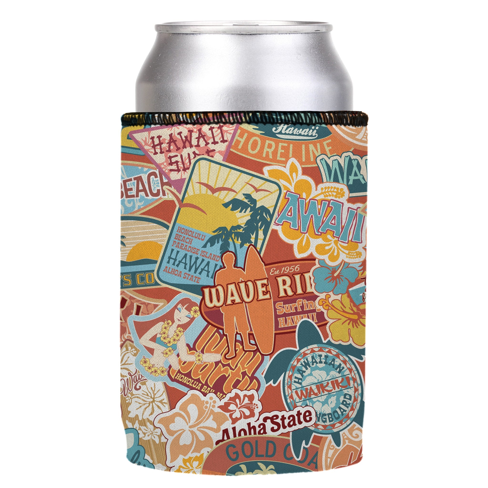 Stubbyz Hawaiian Vibes Stubby Cooler 2-Pack