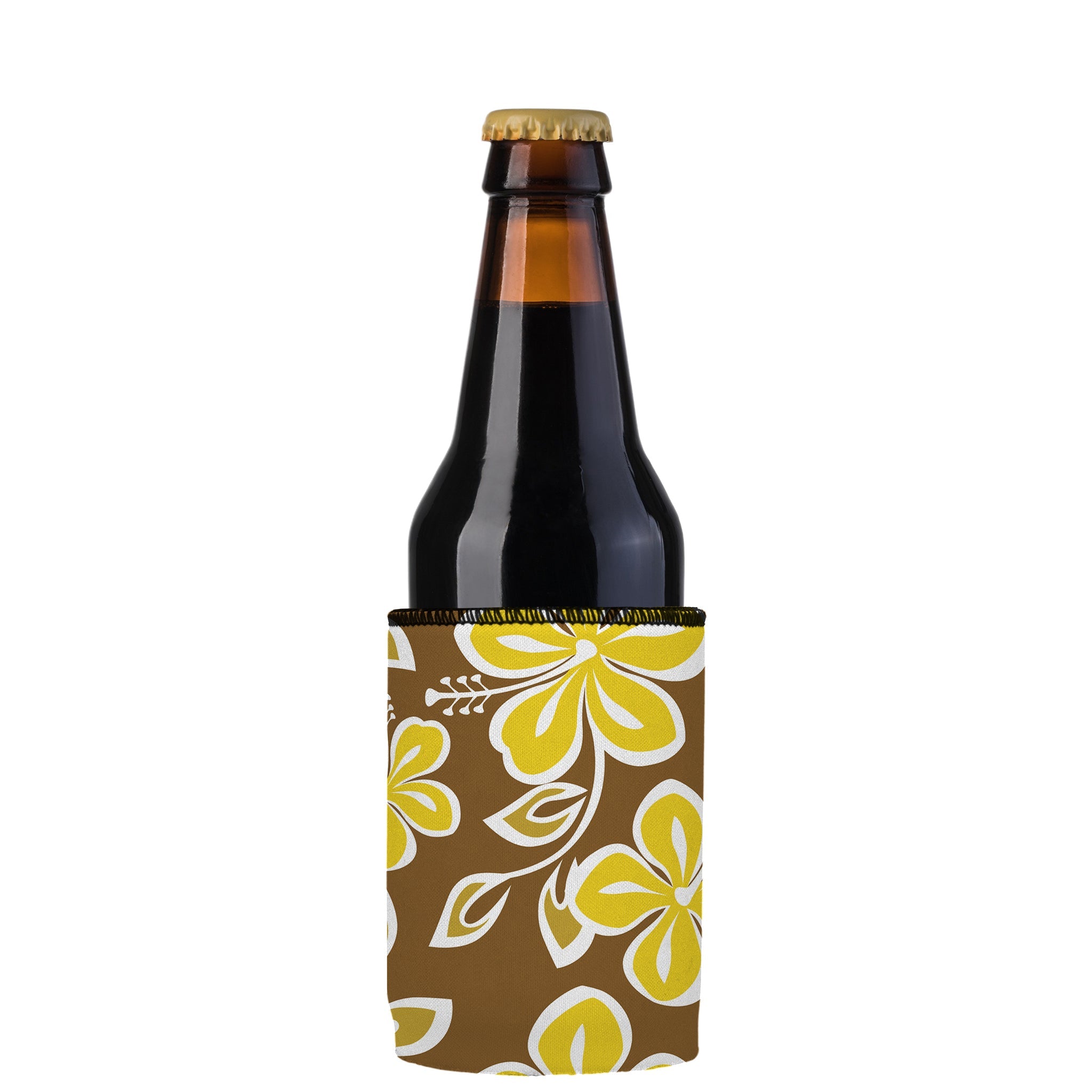 Stubbyz Golden Hibiscus Stubby Cooler 2-Pack
