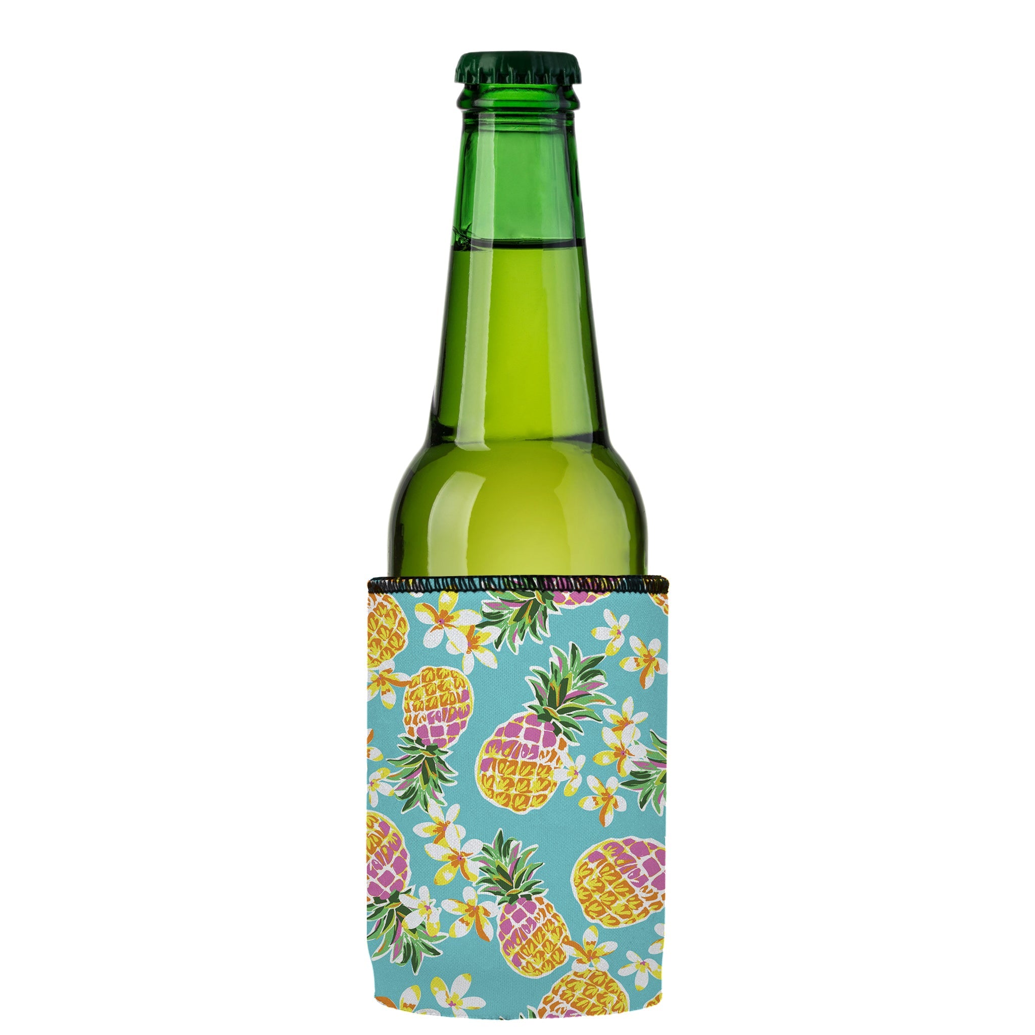 Stubbyz Floral Pineapple Stubby Cooler 3-Pack
