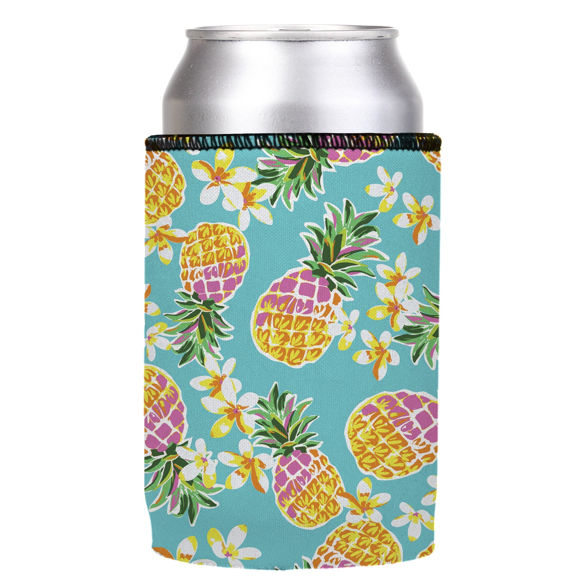 Stubbyz Floral Pineapple Stubby Cooler 3-Pack
