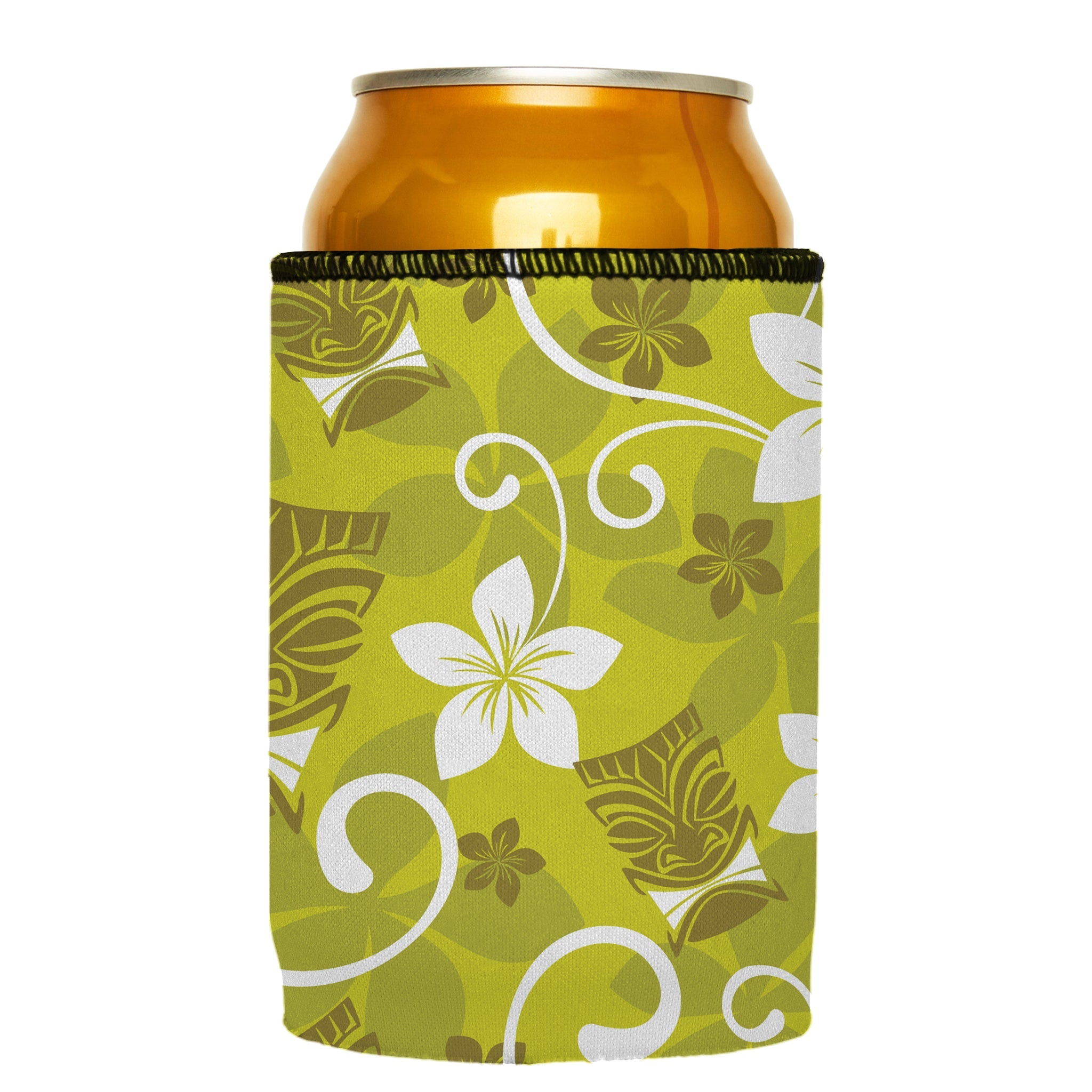 Stubbyz Green Tiki Tropics Stubby Cooler 2-Pack