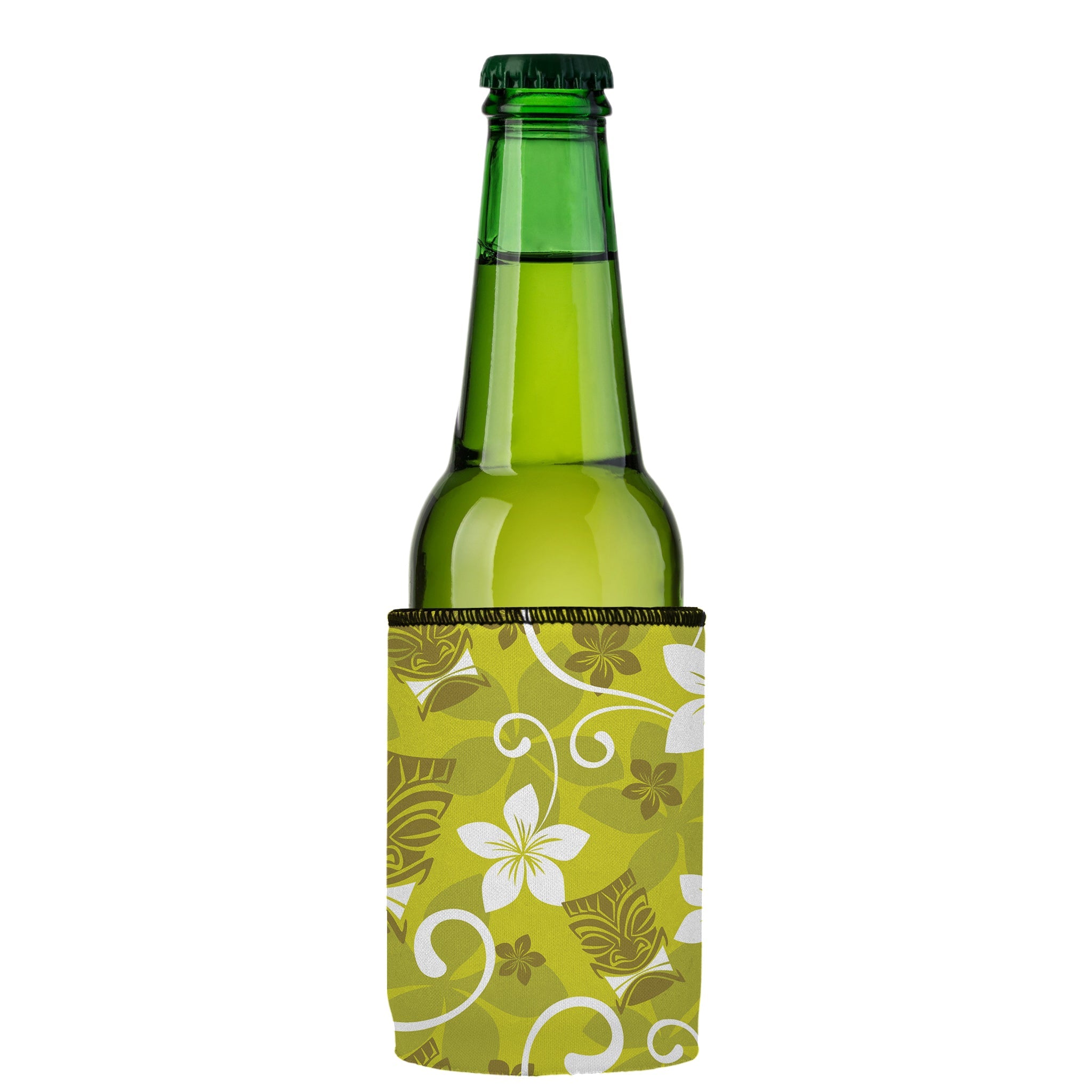 Stubbyz Green Tiki Tropics Stubby Cooler 2-Pack