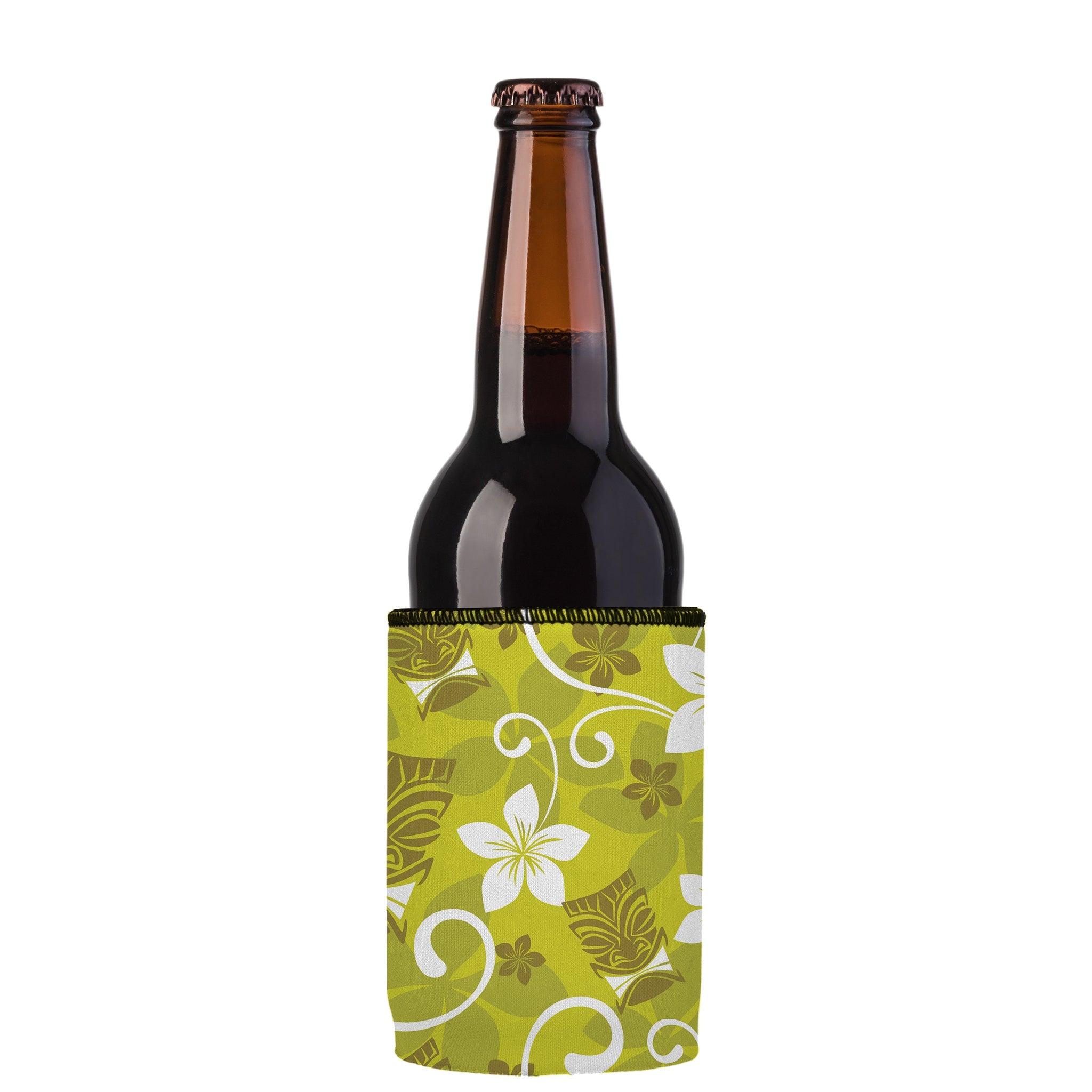 Stubbyz Green Tiki Tropics Stubby Cooler 2-Pack