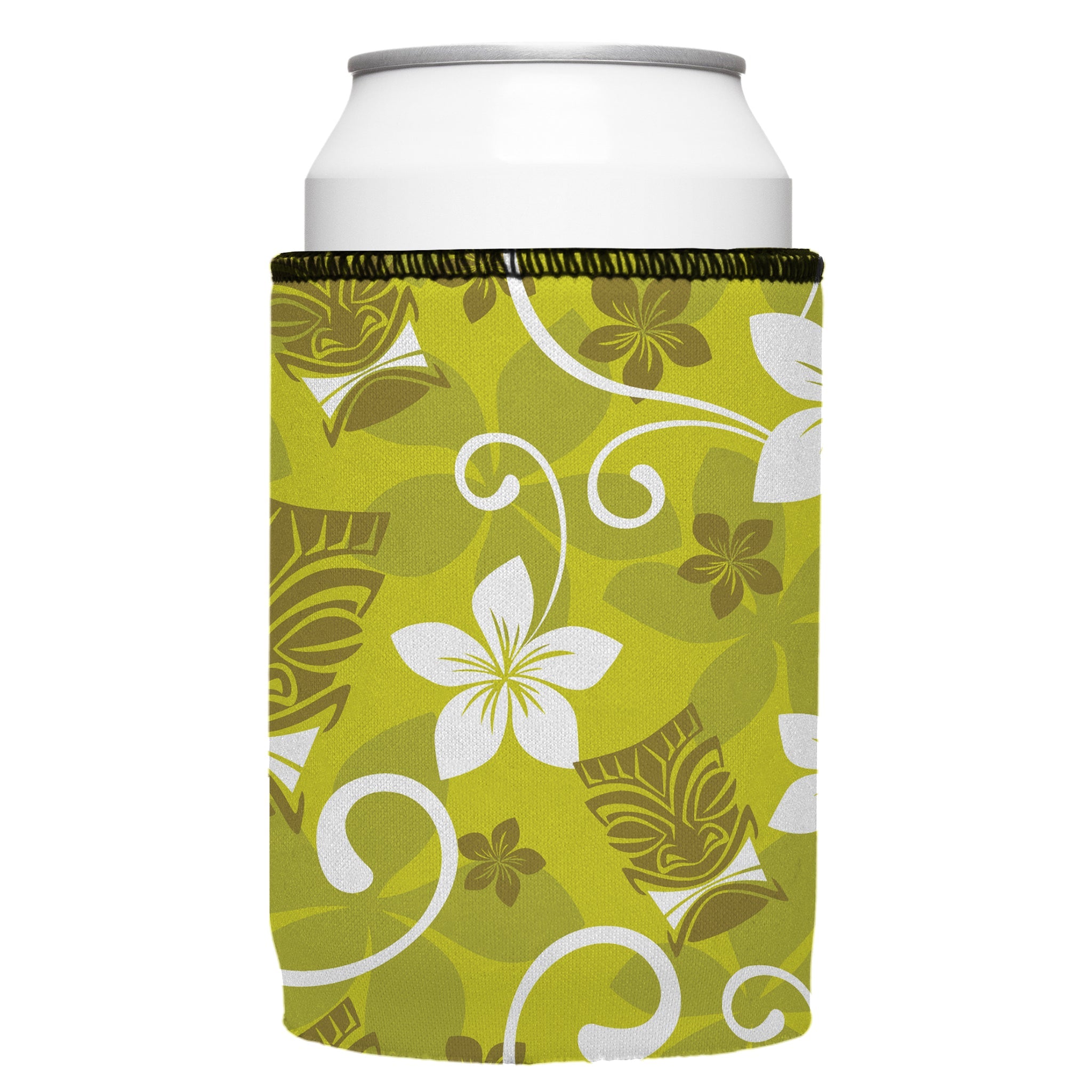 Stubbyz Green Tiki Tropics Stubby Cooler 2-Pack