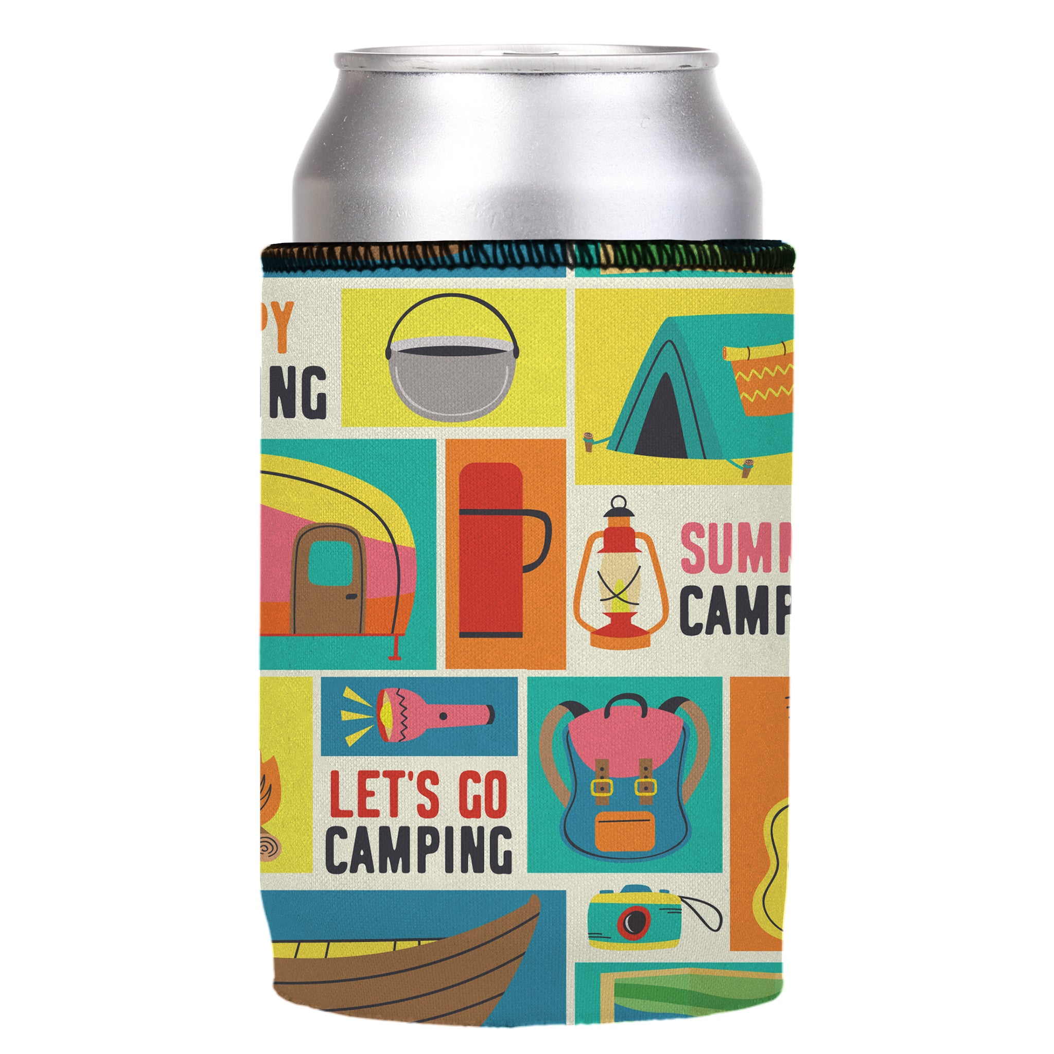 Stubbyz Happy Camping Stubby Cooler