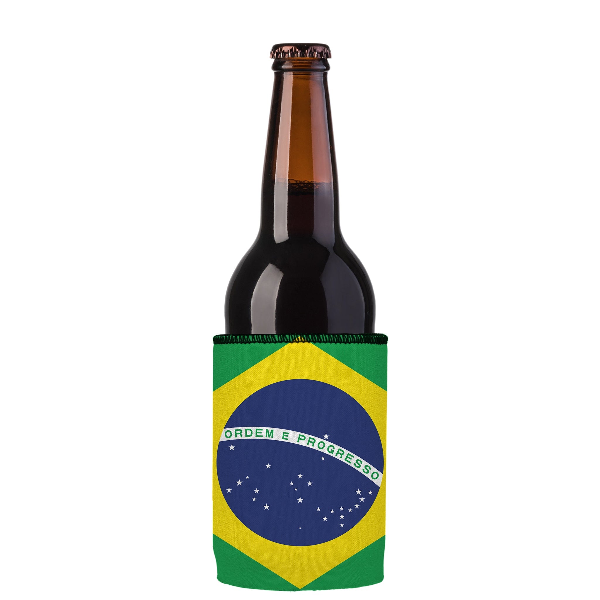 Stubbyz Brazilian Flag Stubby Cooler 2-Pack