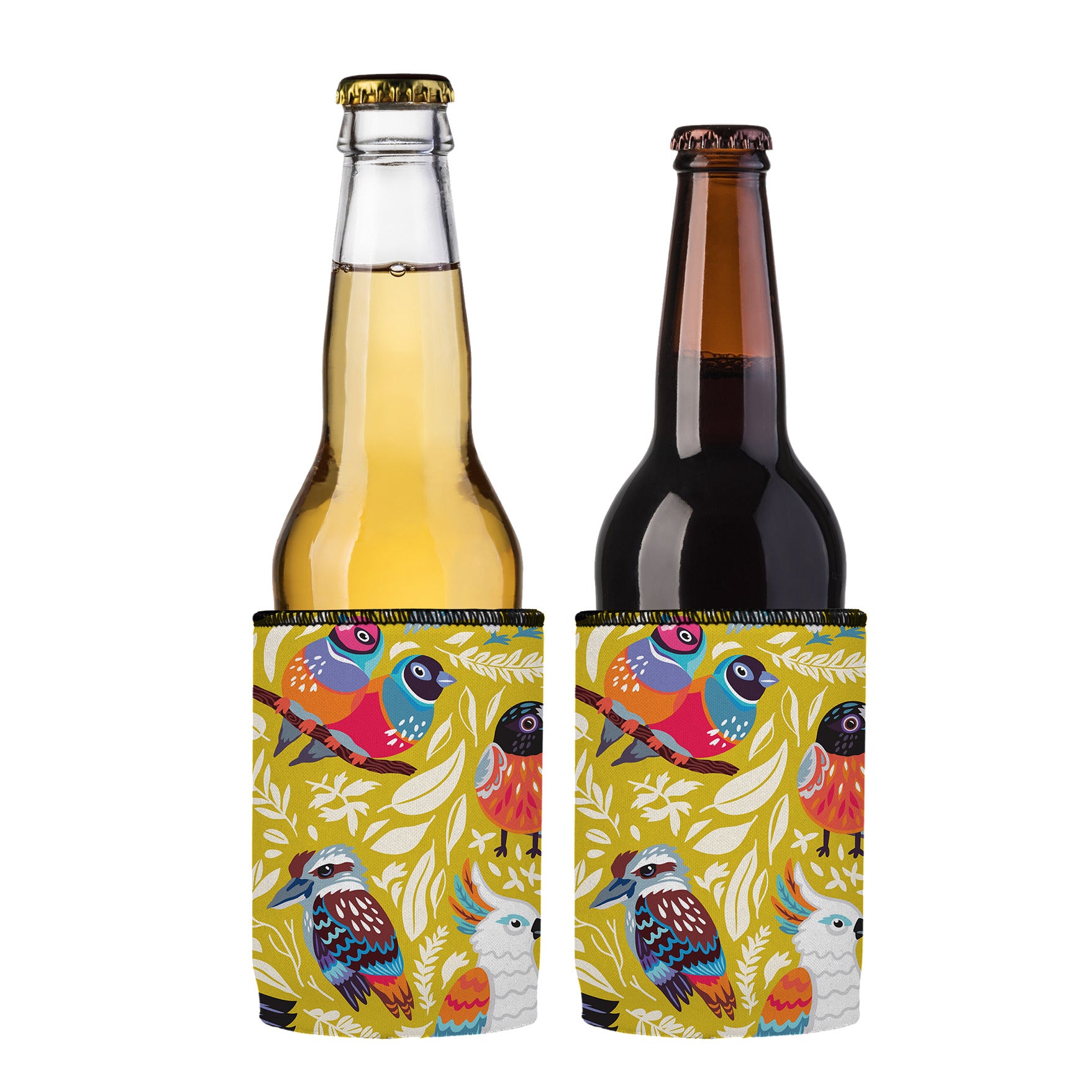 Stubbyz Aussie Birds II Stubby Cooler 2-Pack