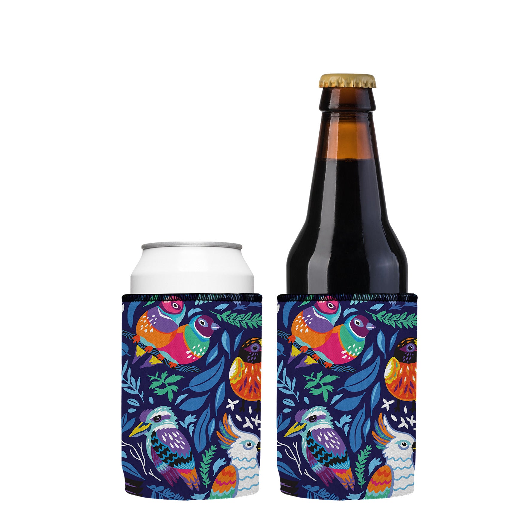 Stubbyz Aussie Birds IV Stubby Cooler 2-Pack