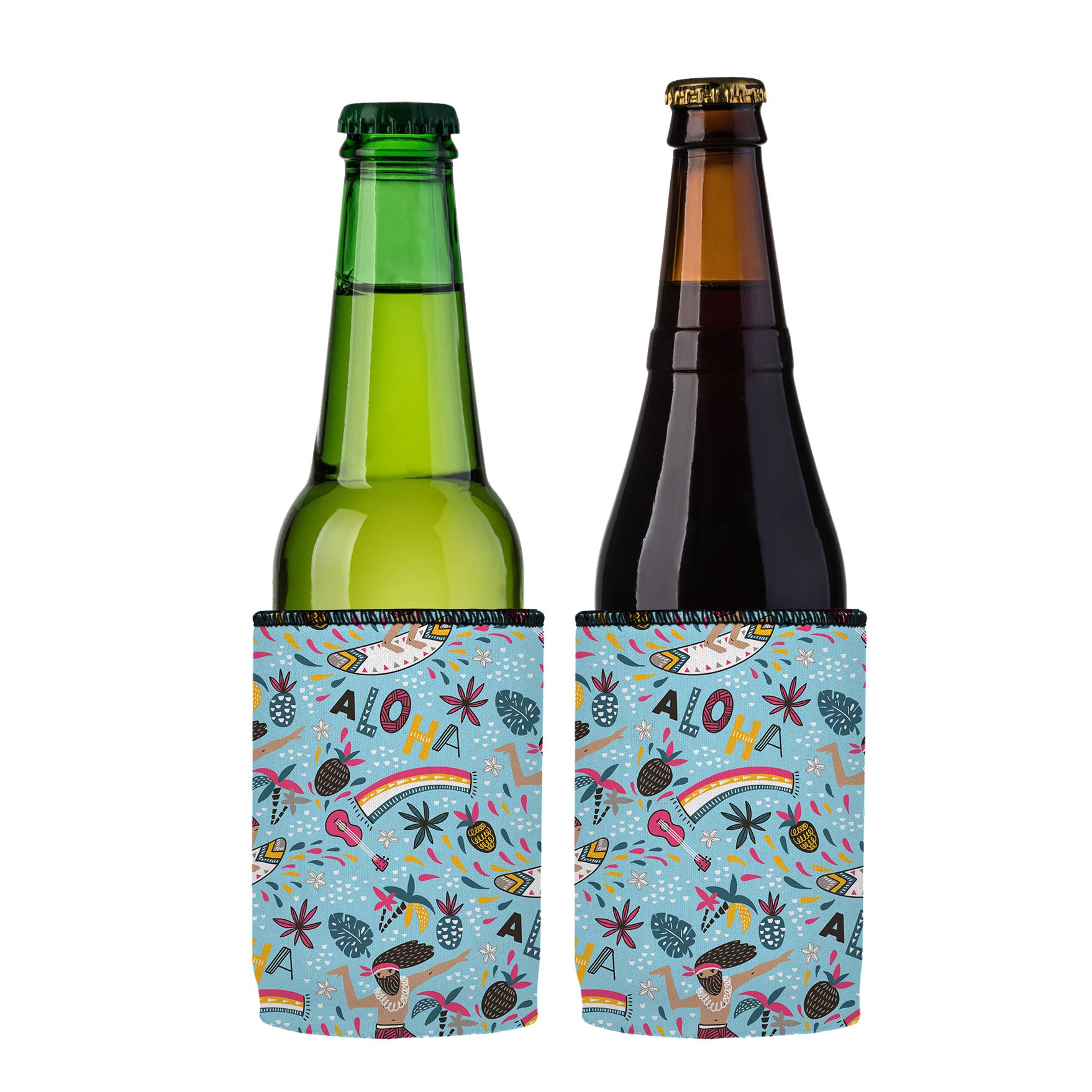 Stubbyz Surfing Aloha Stubby Cooler 2-Pack
