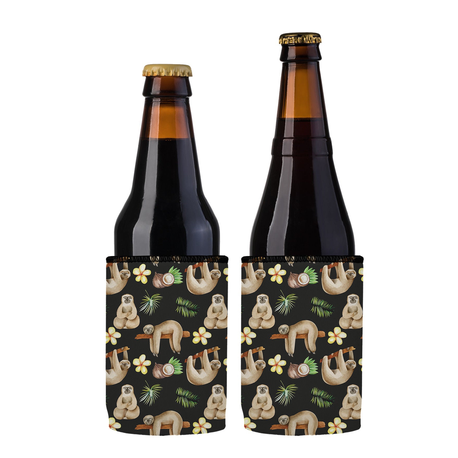 Stubbyz Lazy Sloth Stubby Cooler 2-Pack