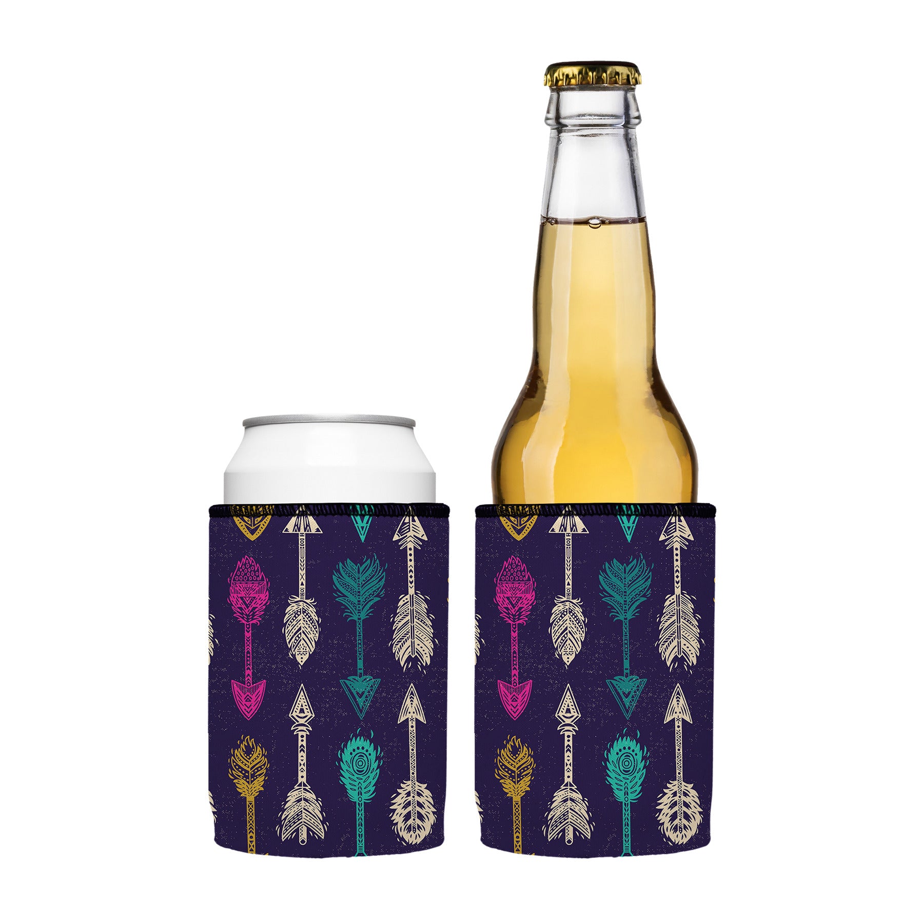 Stubbyz Neon Boho Arrows Stubby Cooler 2-Pack