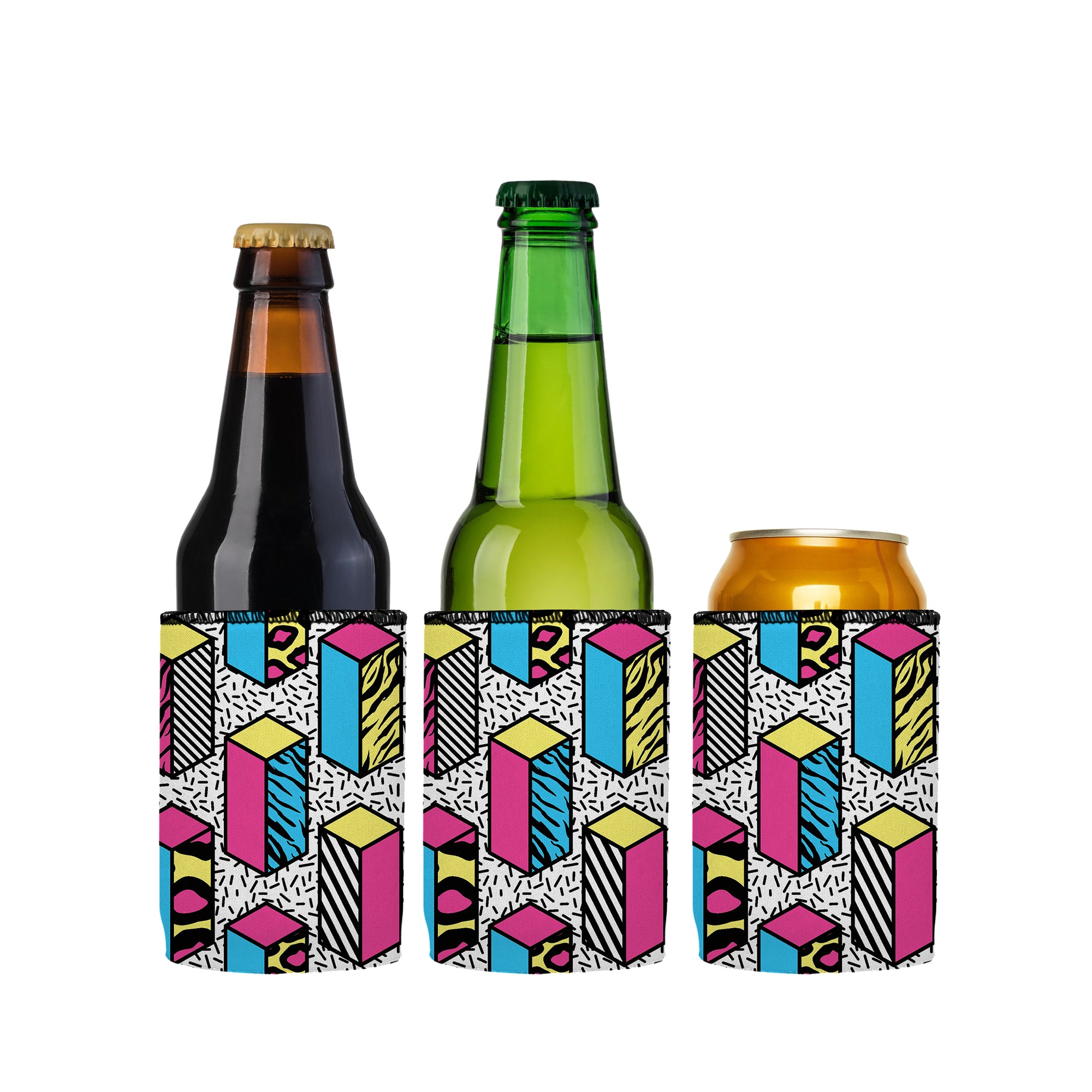 Stubbyz 80s Allover Stubby Cooler 3-Pack