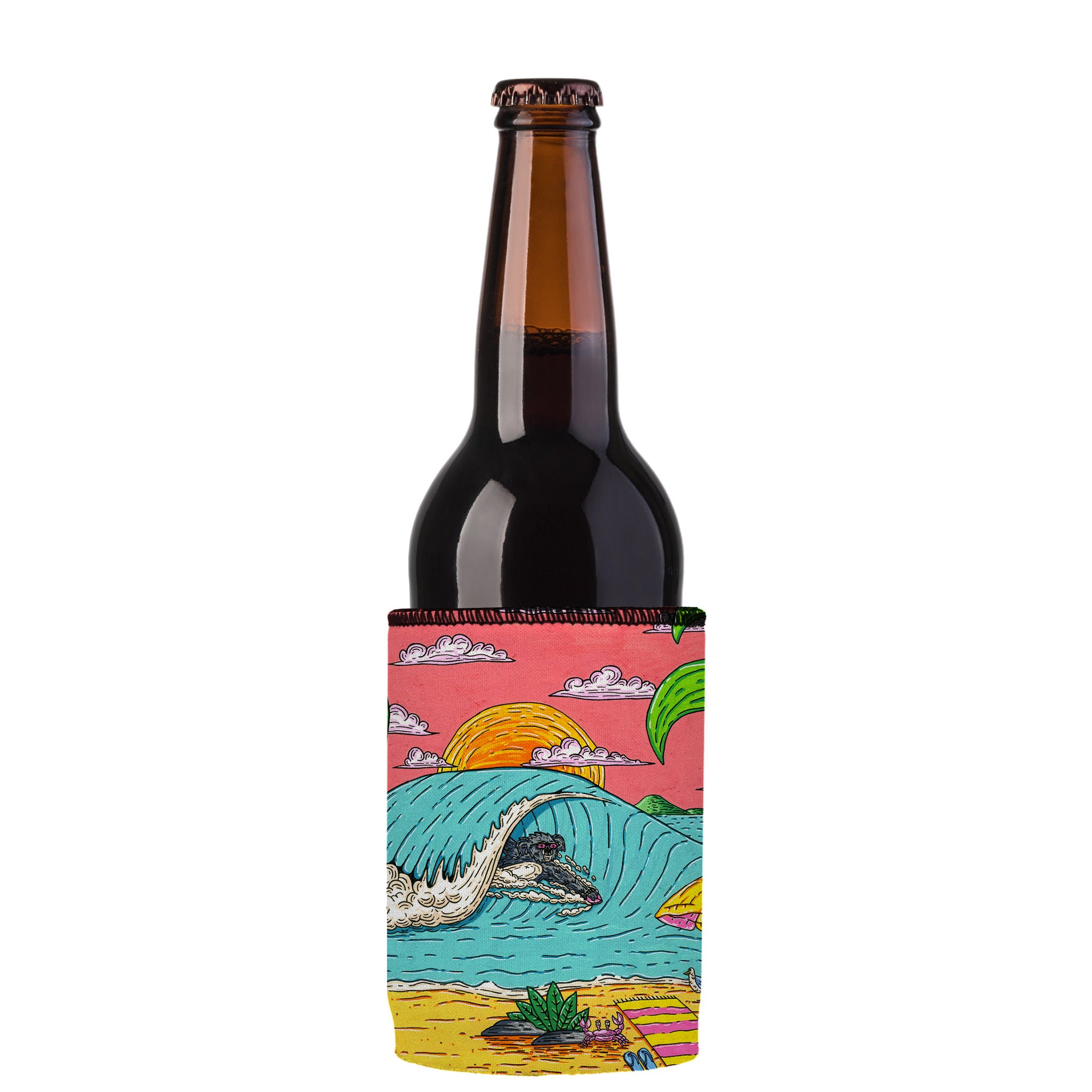 Stubbyz x Mulga Barry the Bodysurfing Koala Stubby Cooler