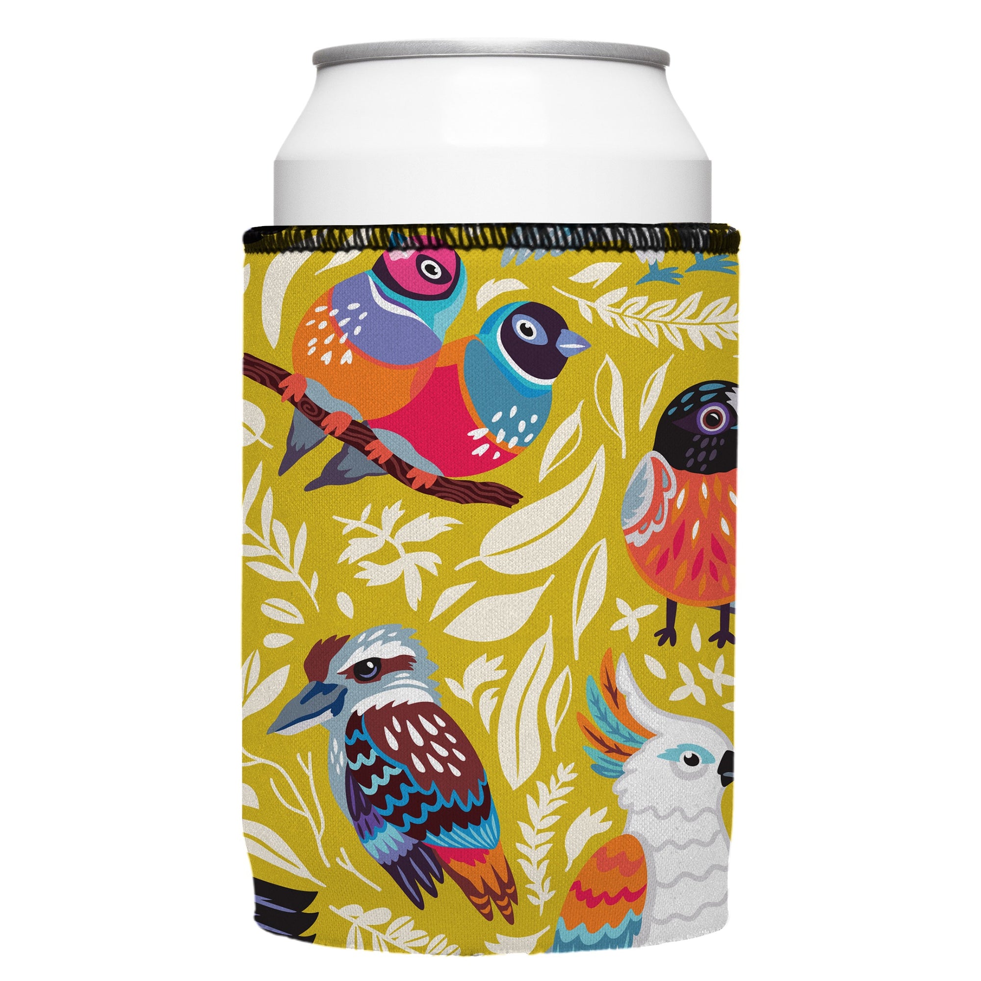 Stubbyz Aussie Birds II Stubby Cooler