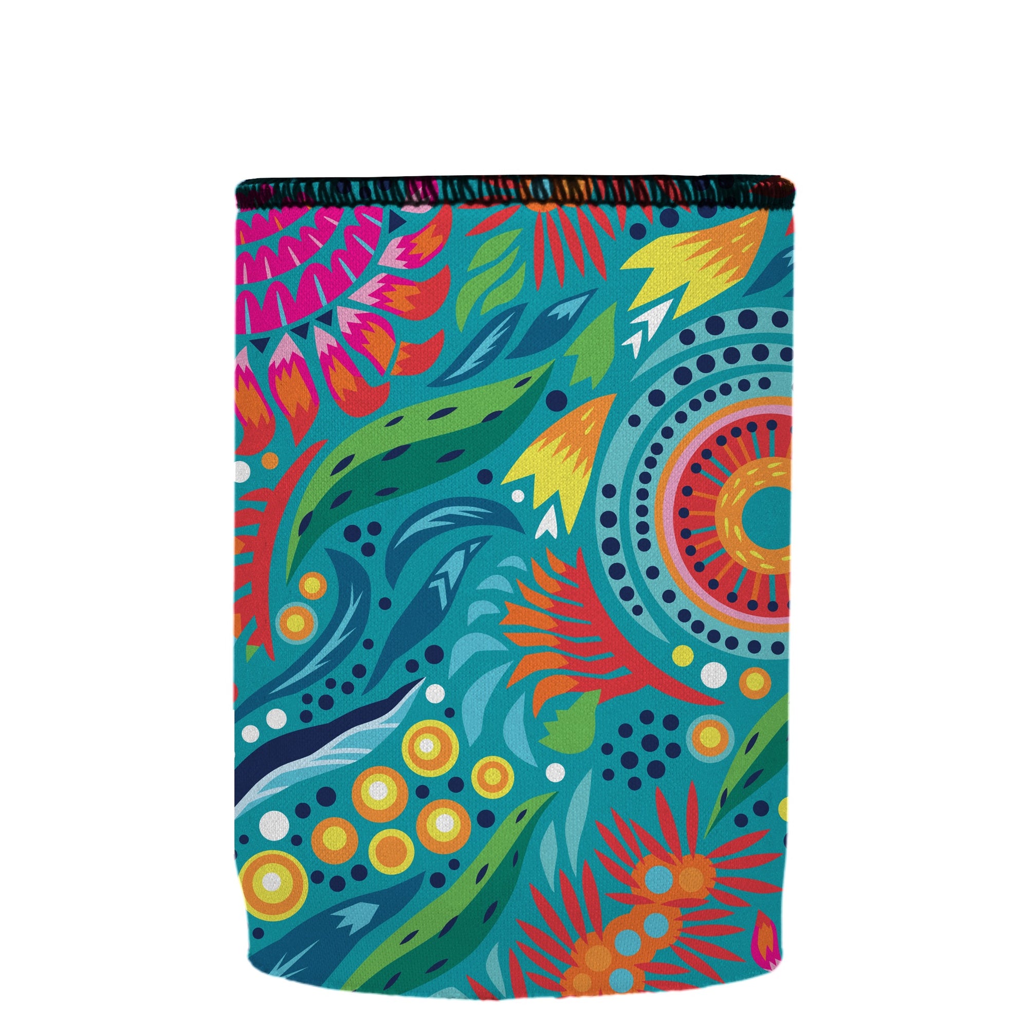 Stubbyz Australian Flowers II Stubby Cooler, Australian Made by Stubbyz, view 3
