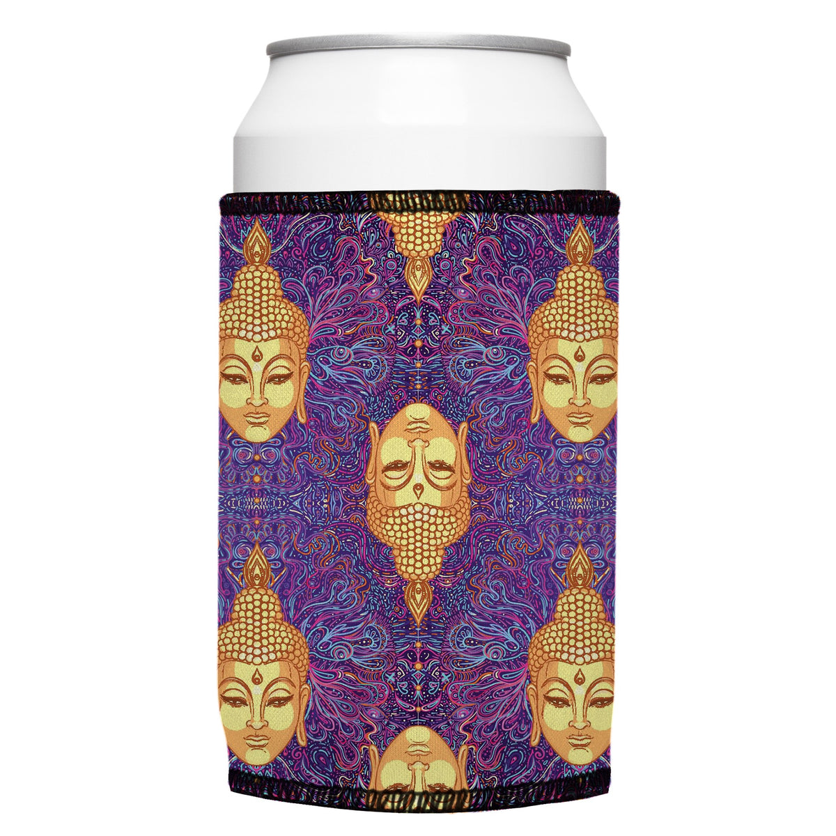 Gautama Buddha Stubbyz One Size cooler on a standard bottle