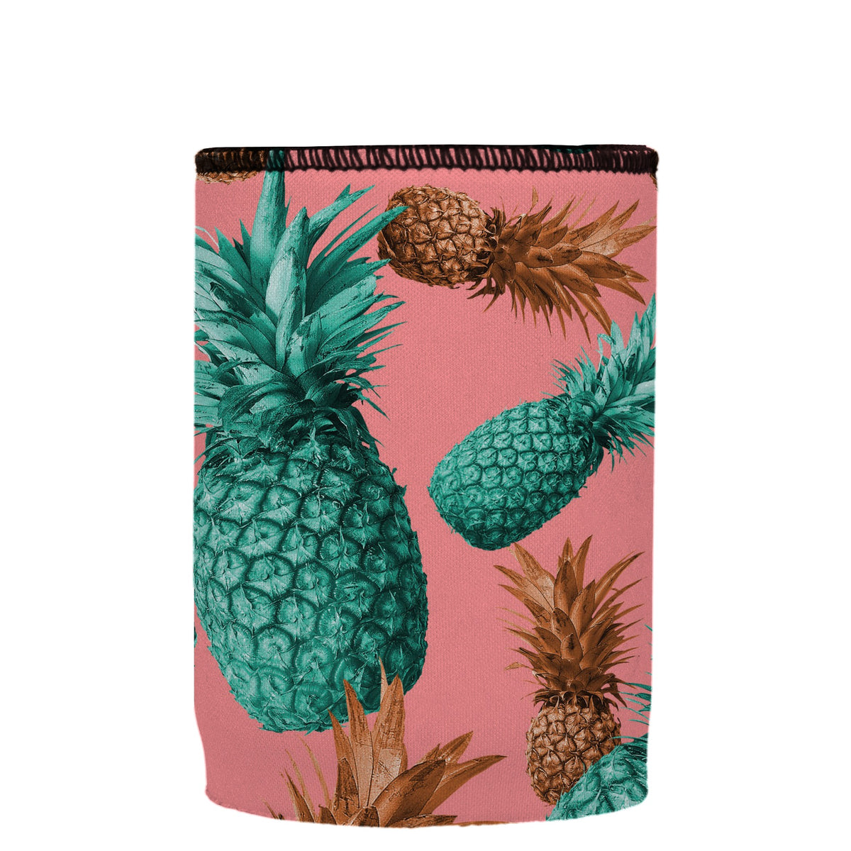 Stubbyz Mmm Pineapples Yummy Stubby Cooler, Australian Made by Stubbyz, view 2
