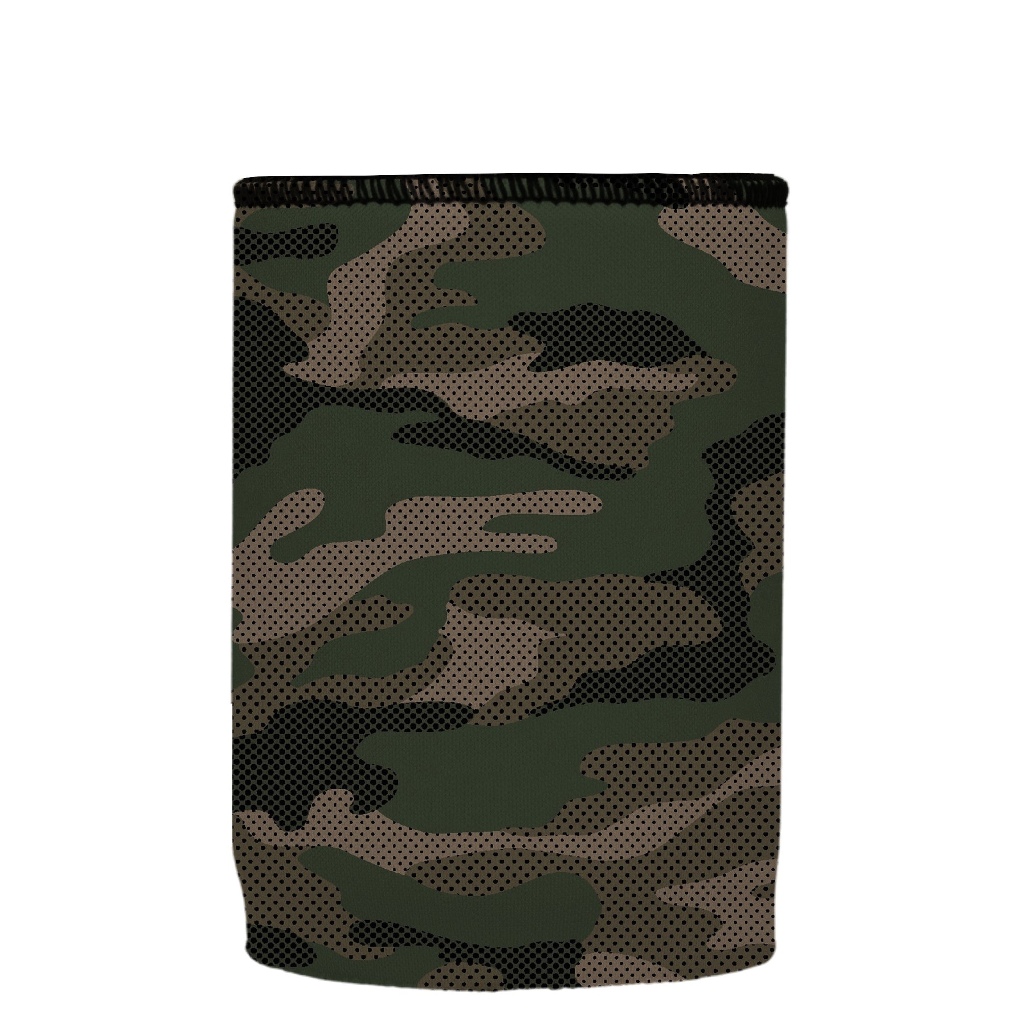 Stubbyz Green Camo Dot Pattern Stubby Cooler