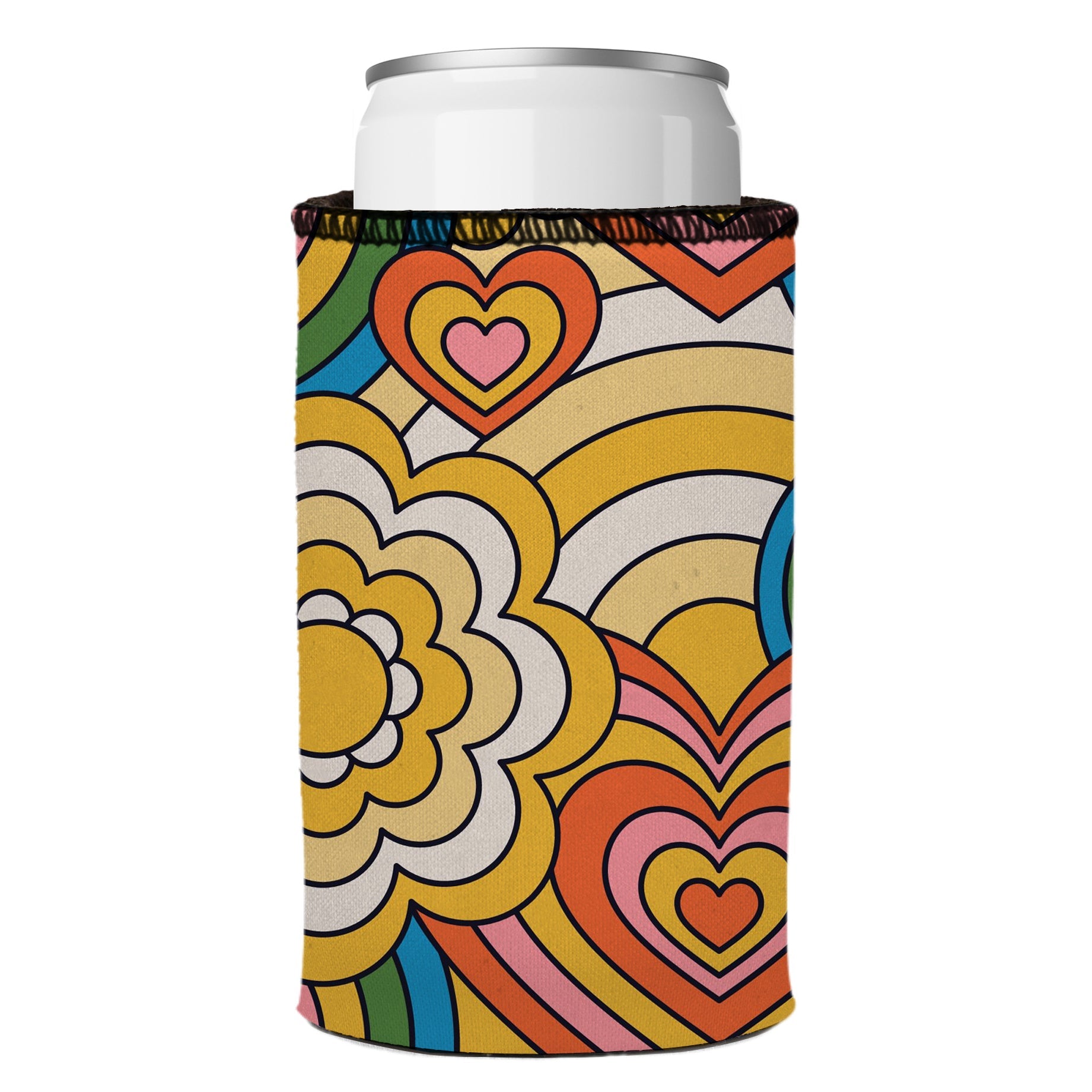 Stubbyz 60s Hearts Stubby Cooler 2-Pack