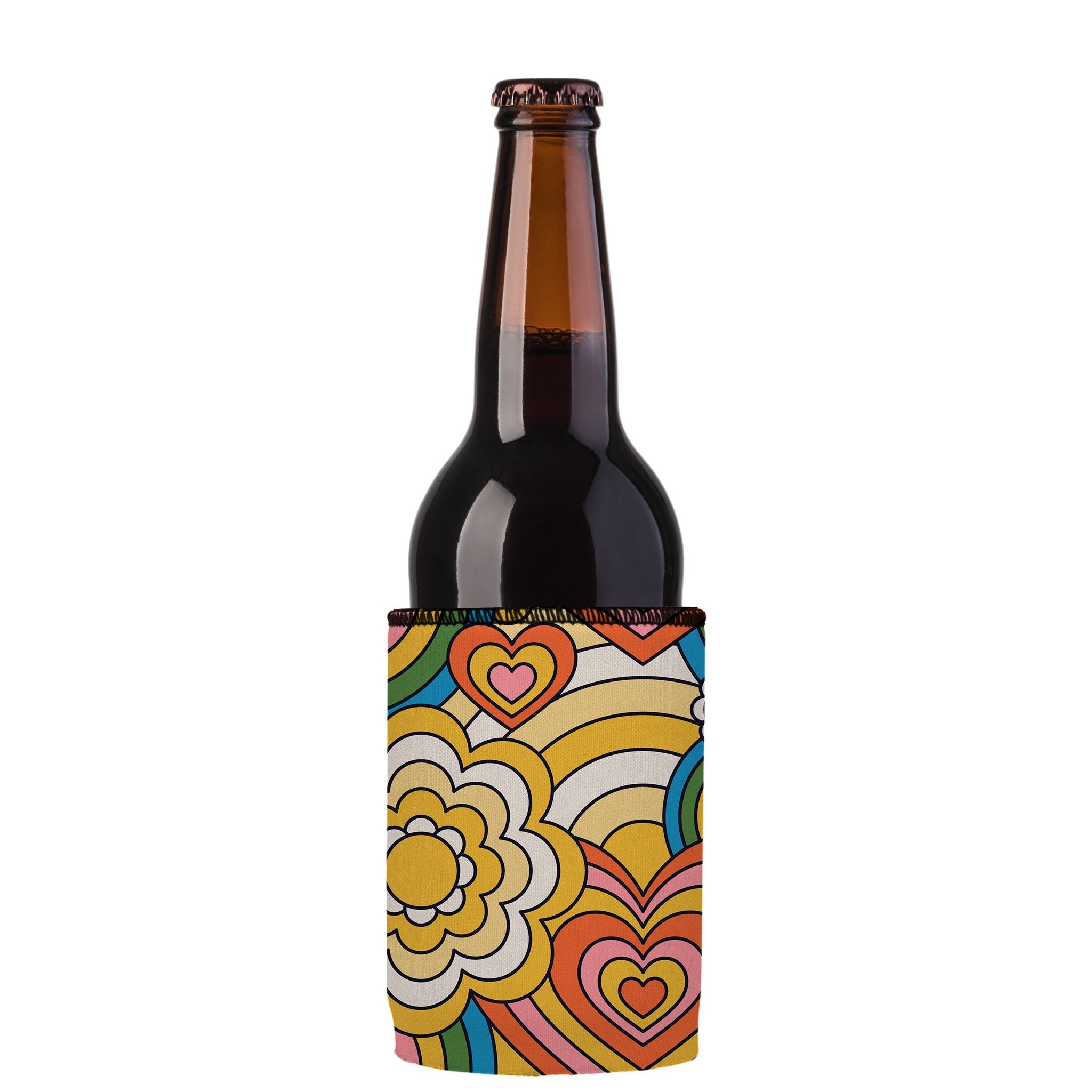 Stubbyz 60s Hearts Stubby Cooler