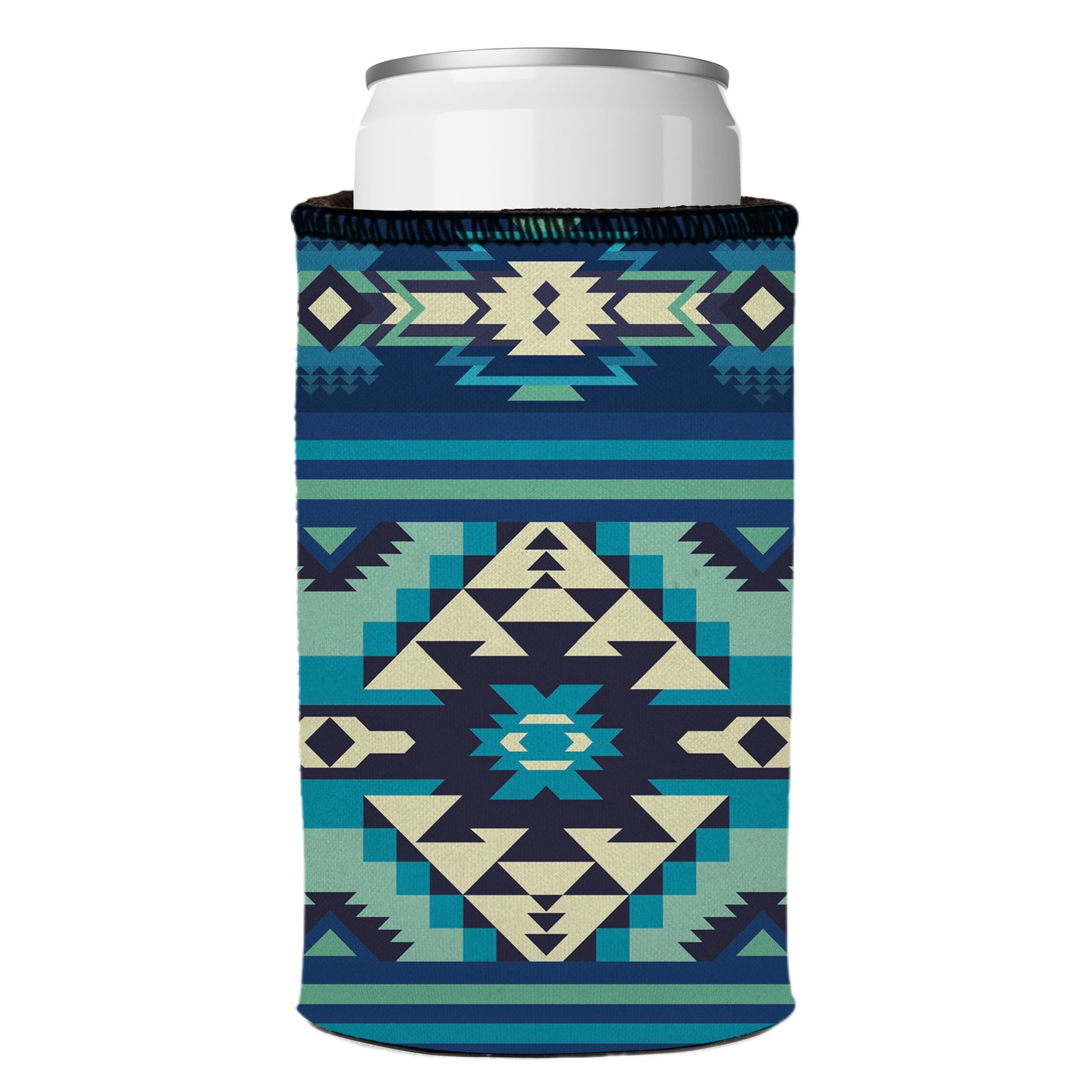 Stubbyz Blue Navajo Rug Stubby Cooler 2-Pack