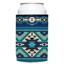 Stubbyz Blue Navajo Rug Stubby Cooler, Australian Made by Stubbyz