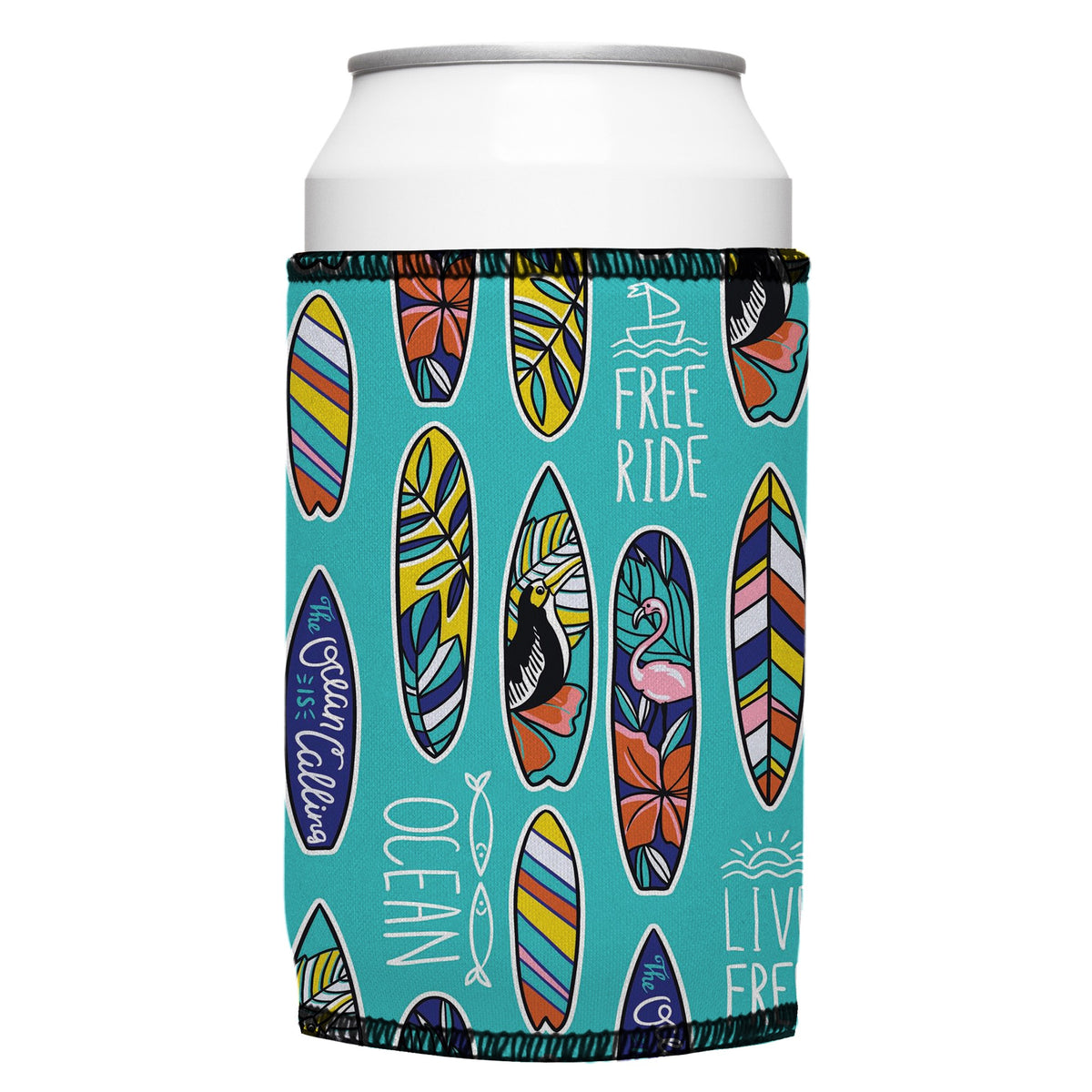 Just Surfboards Stubbyz One Size cooler on a standard bottle