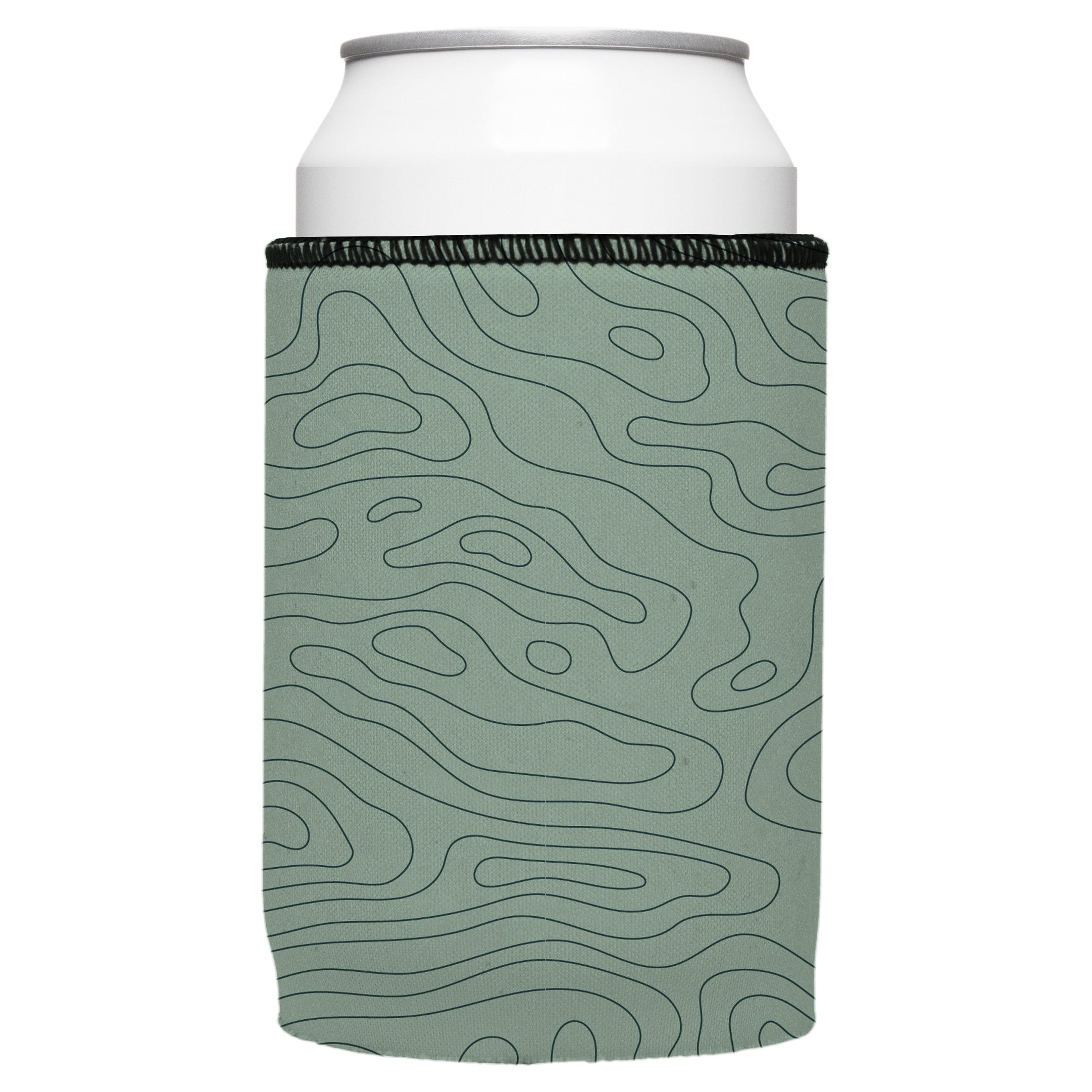 Stubbyz Topographic Map Stubby Cooler 2-Pack
