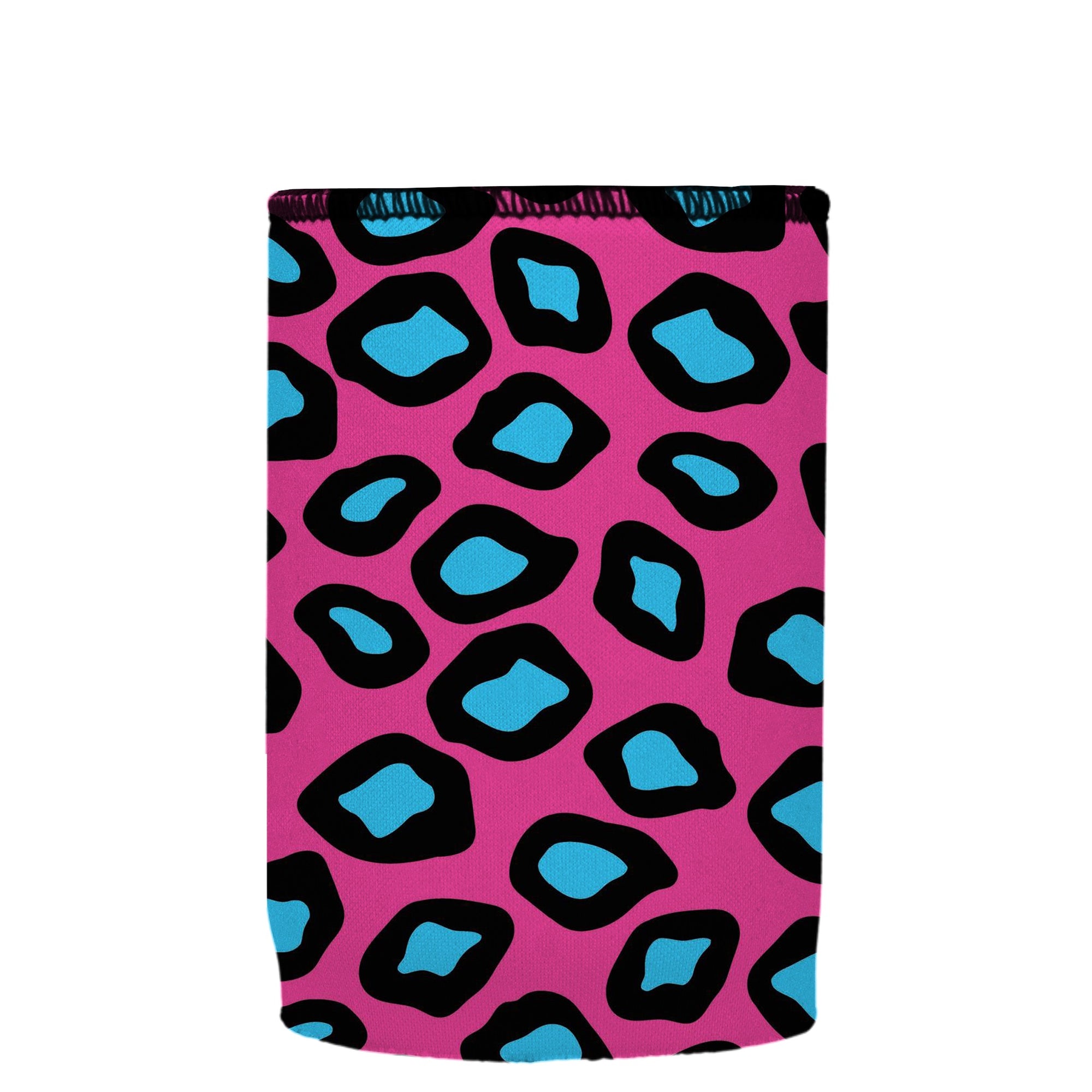 Stubbyz Pink Leopard Print Stubby Cooler