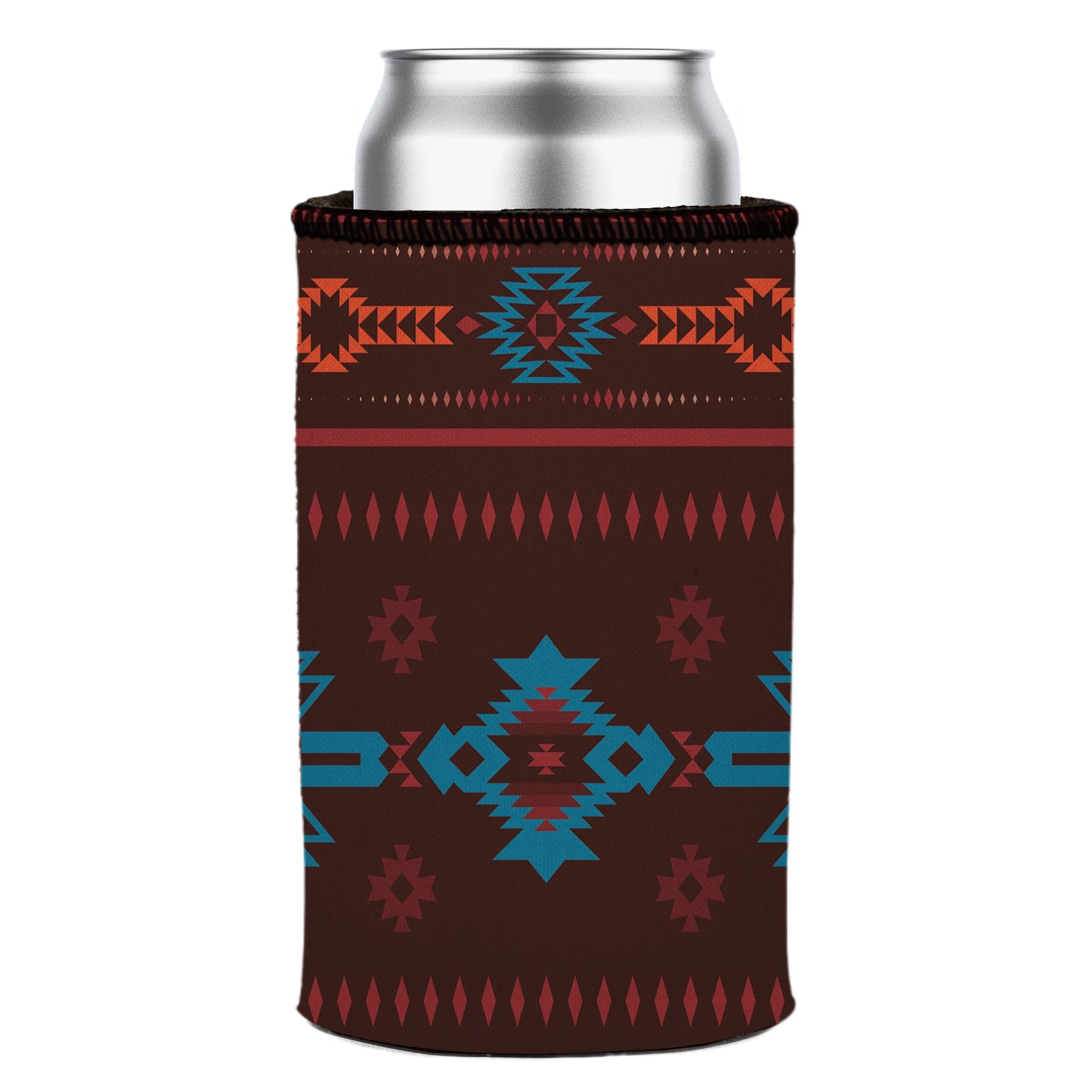 Stubbyz Brown Navajo Rug Stubby Cooler 2-Pack