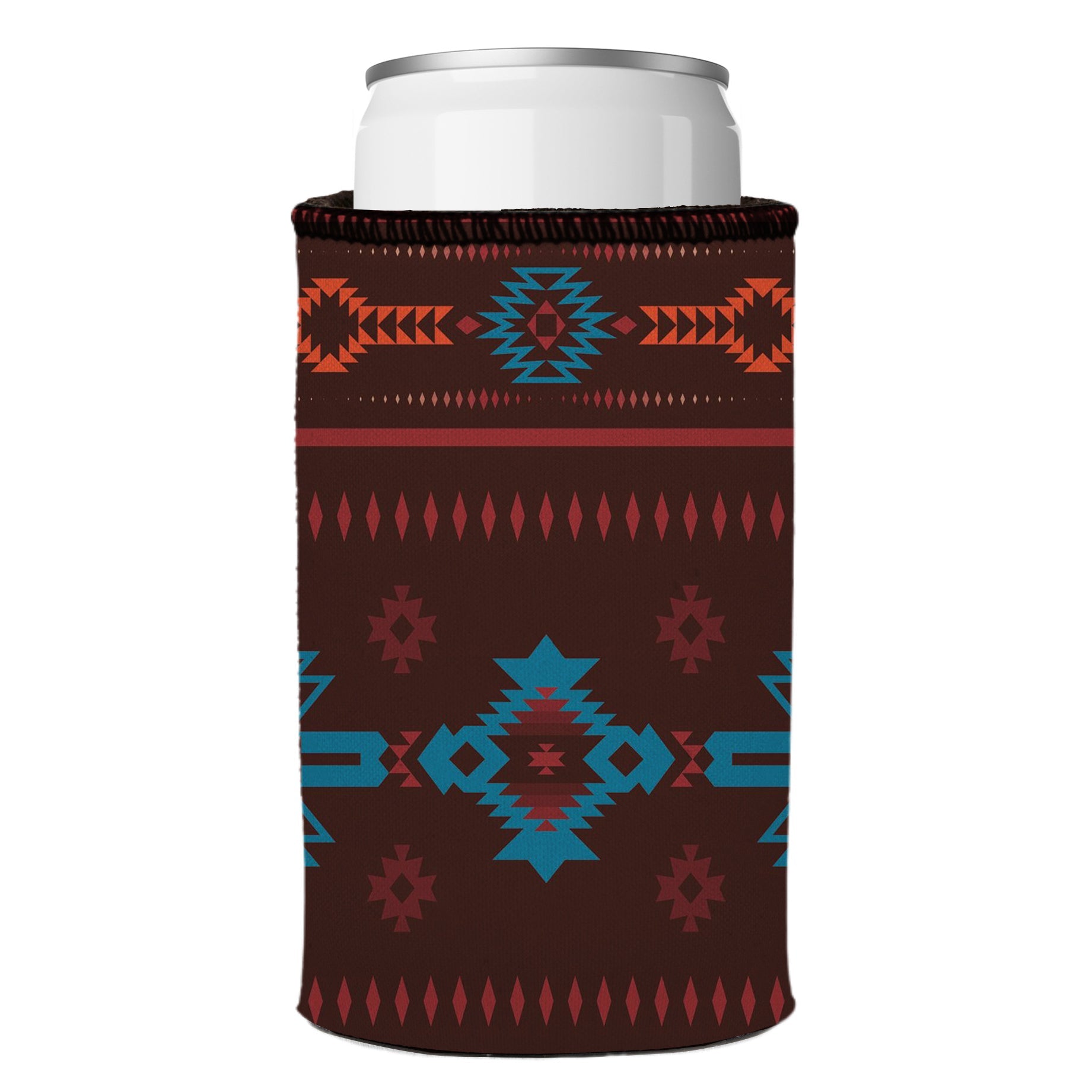 Stubbyz Brown Navajo Rug Stubby Cooler 2-Pack