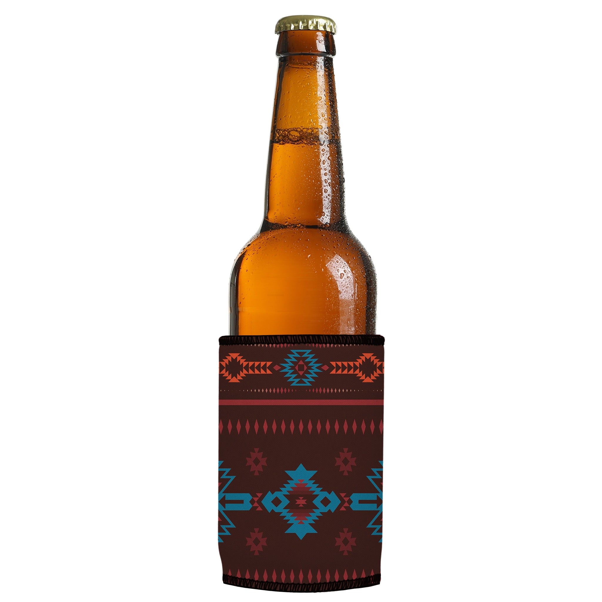 Stubbyz Brown Navajo Rug Stubby Cooler