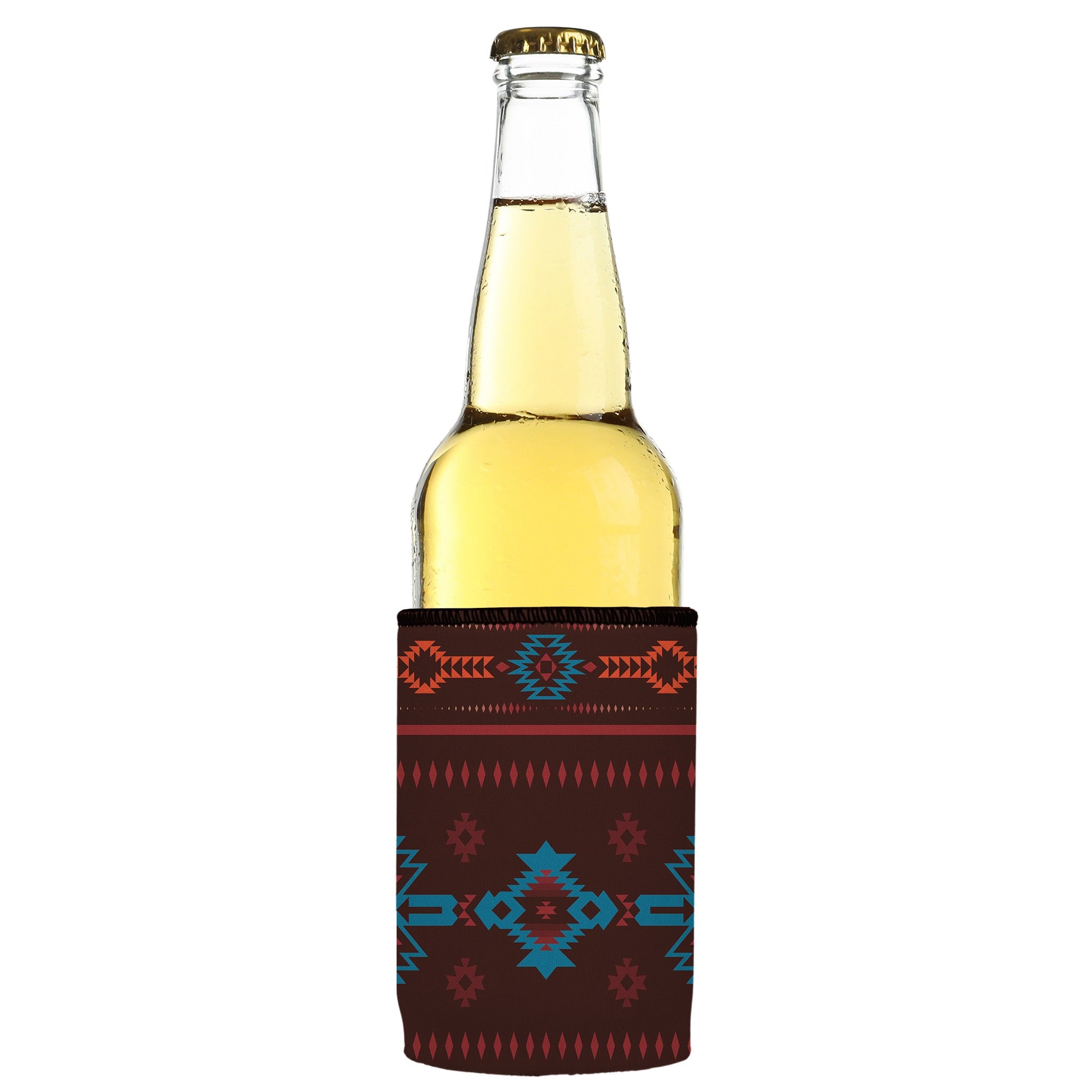 Stubbyz Brown Navajo Rug Stubby Cooler