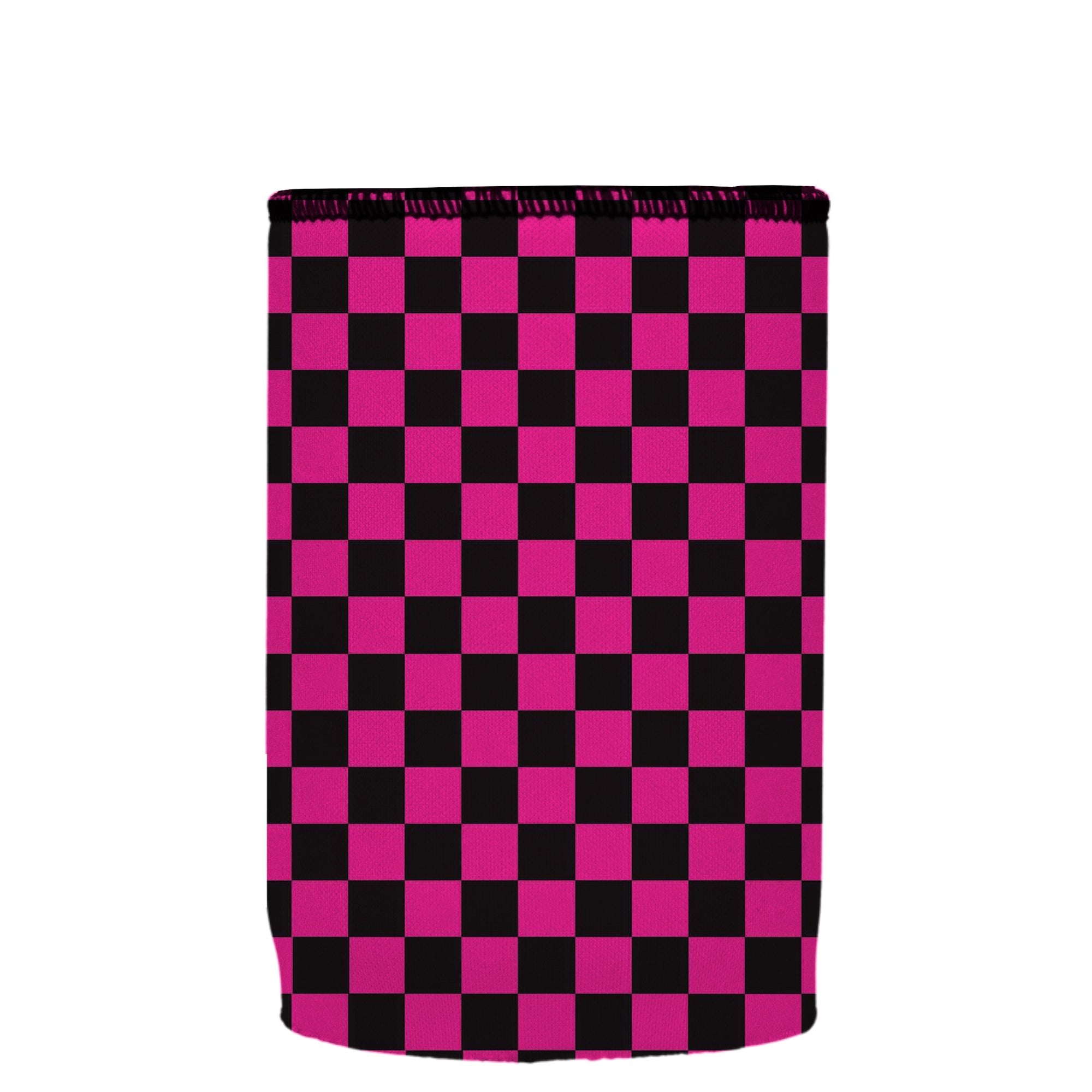 Stubbyz Pink Checkerboard Stubby Cooler, Australian Made by Stubbyz, view 9