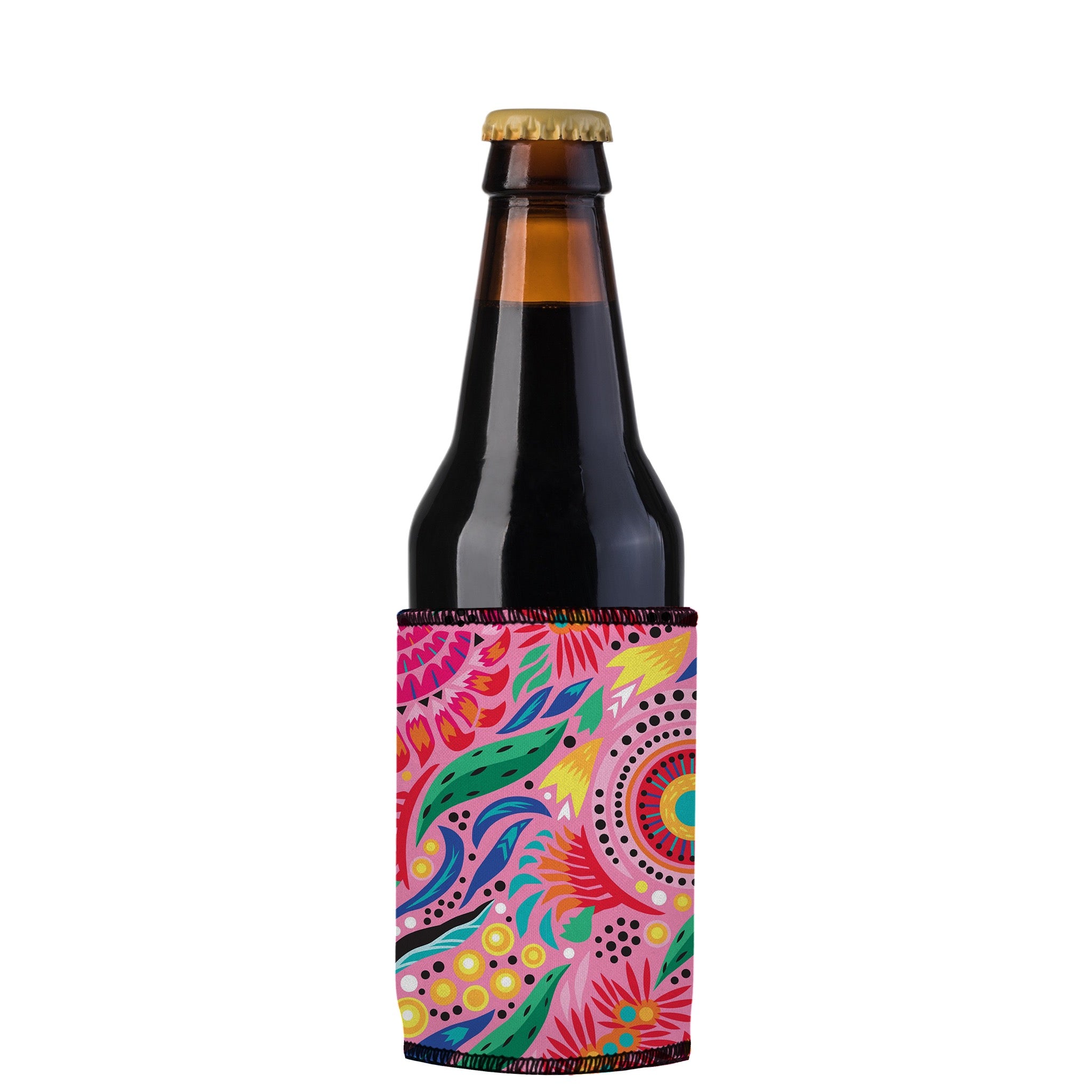 Stubbyz Australian Flowers Stubby Cooler
